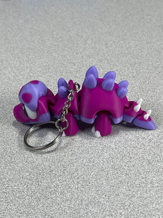 Charming Purple Dino Keychain – Your New Tiny Sidekick!
