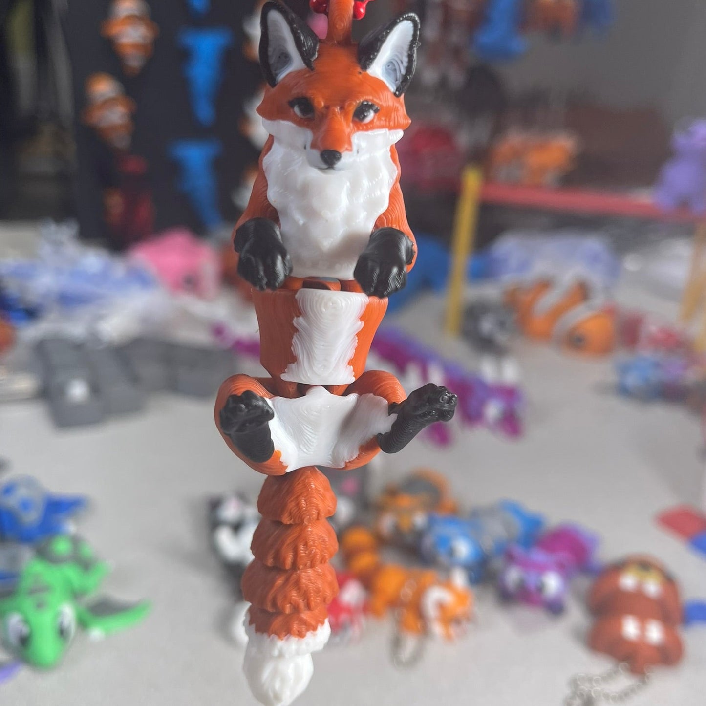 Foxy Friend Keychain – Whisked Into Your Heart!