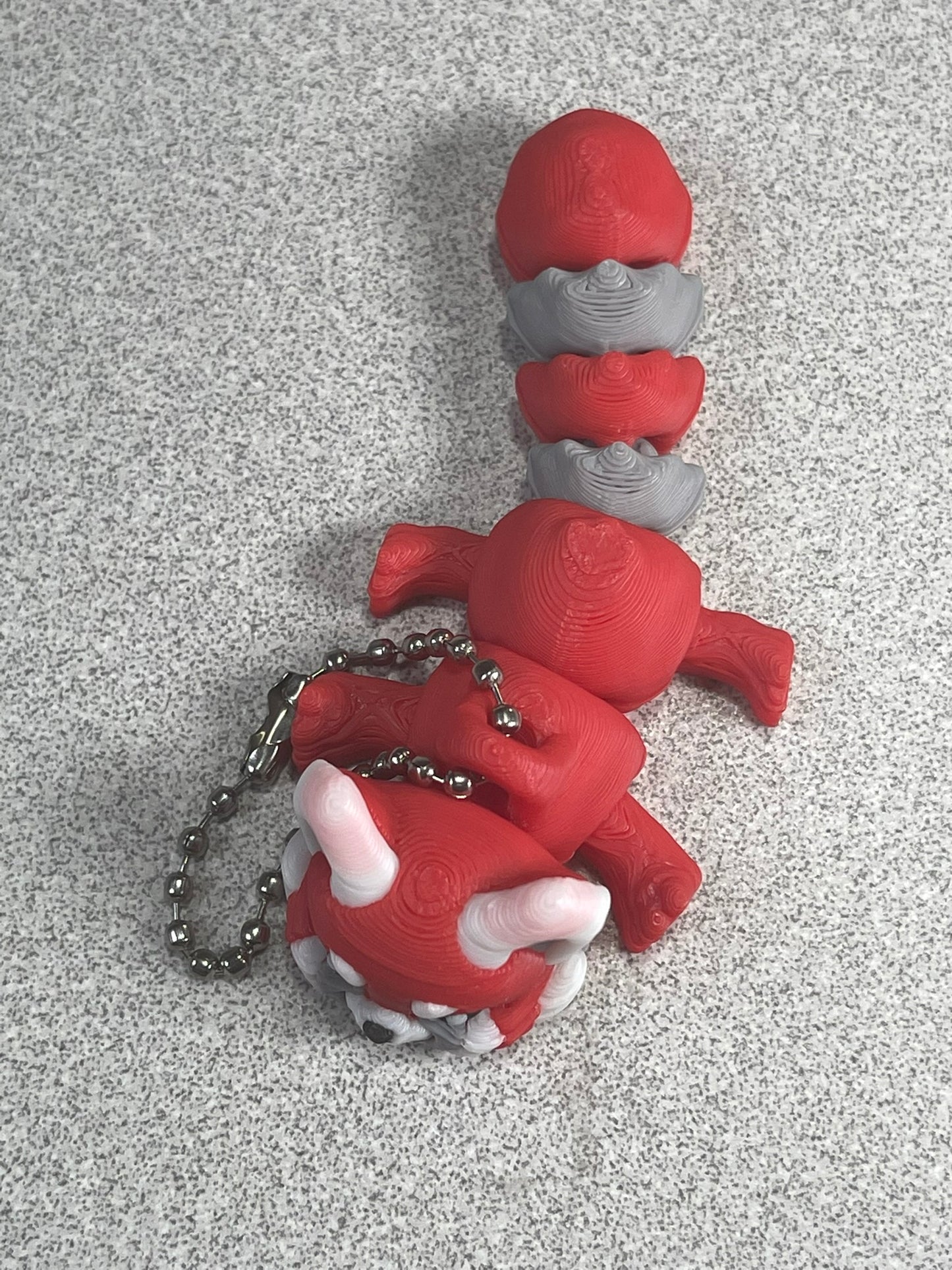 Cute Flexi Red Panda Keychain (Red Color)