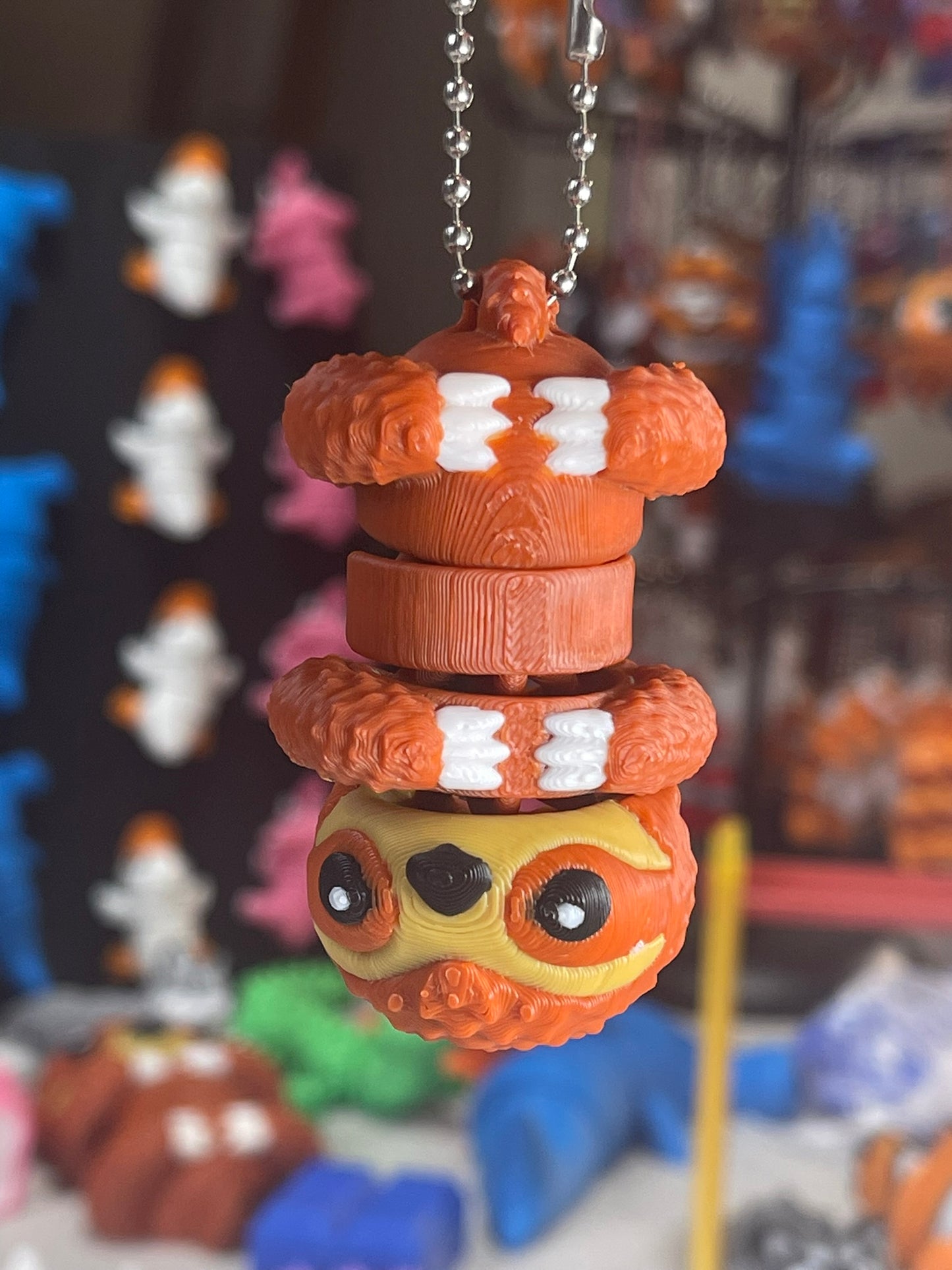 Silly Sloth Buddy Keychain