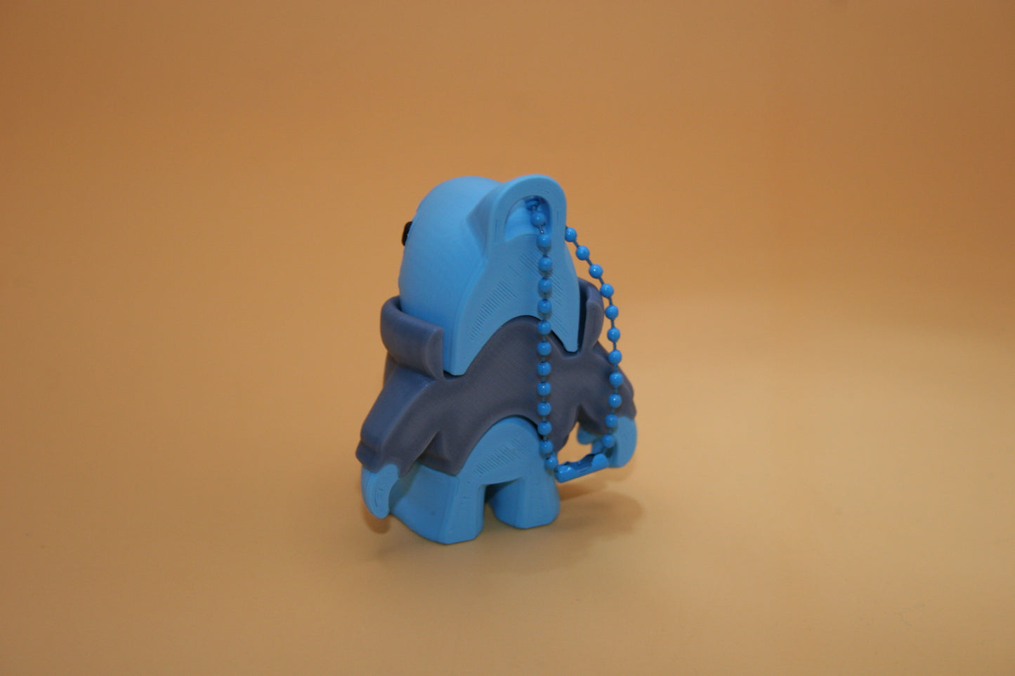 Dude Shark in Hoodie Keychain