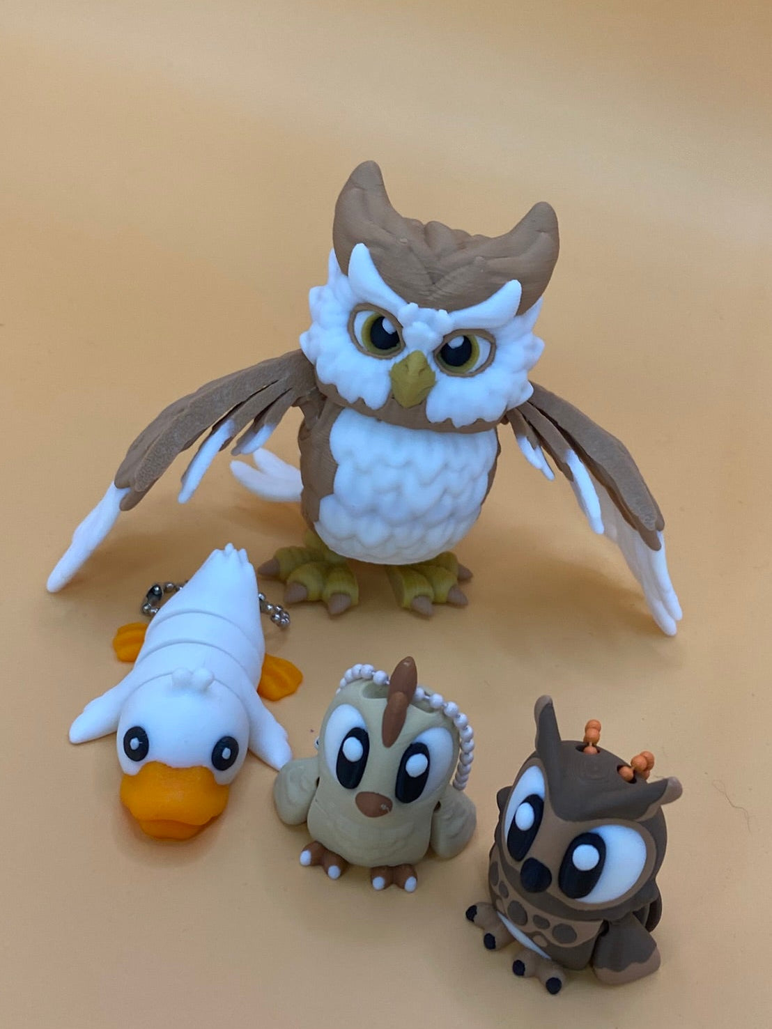 Cute Little Owl Keychain