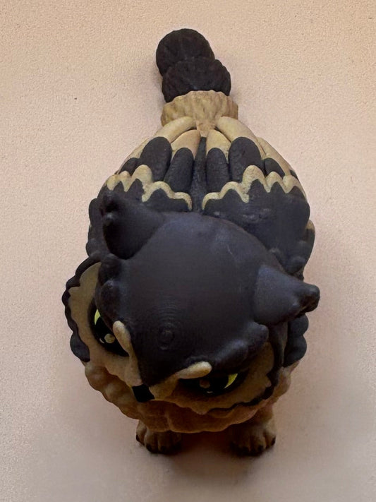 Cedar the Cat Owl Hybrid figurine