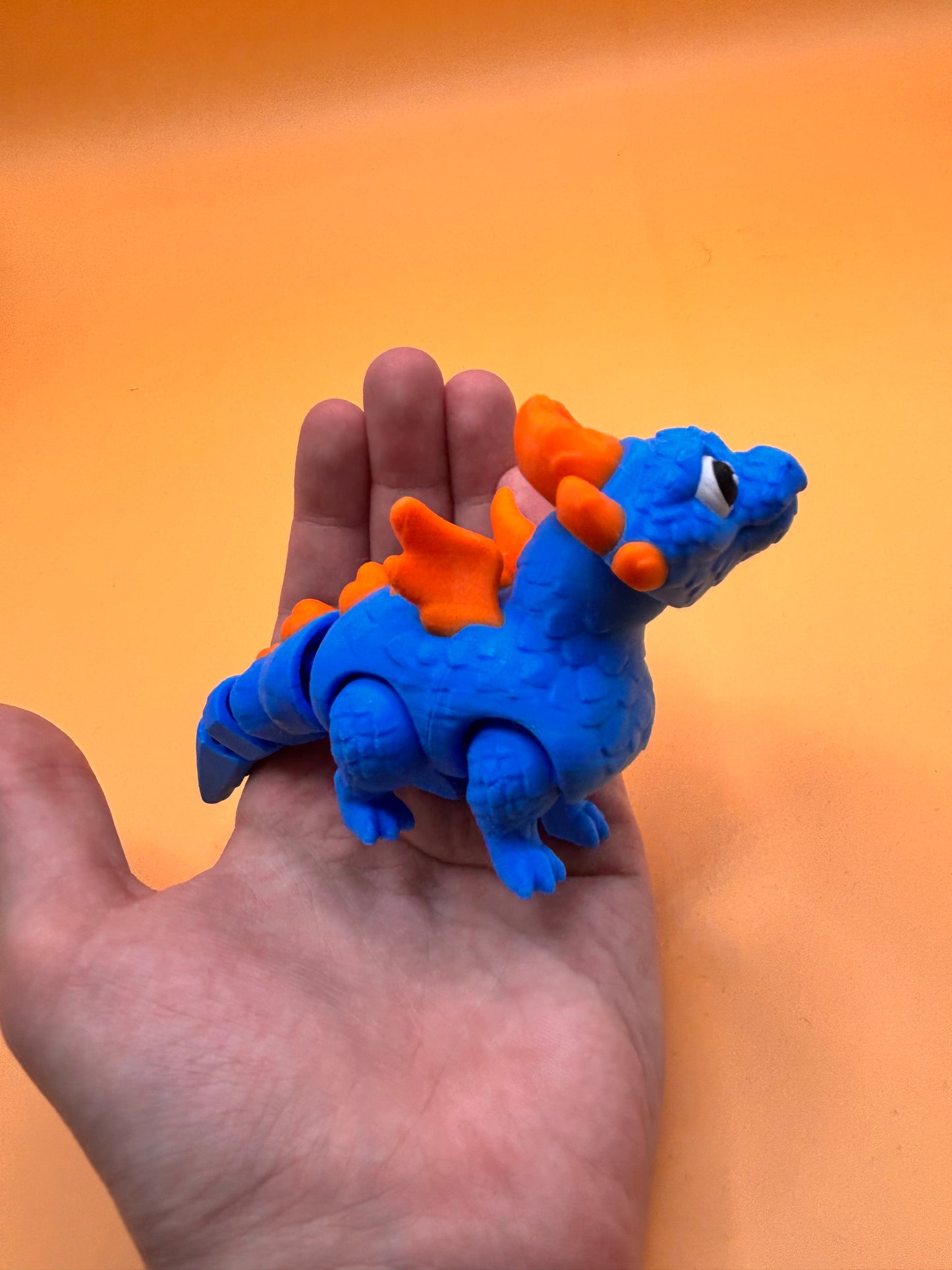 Wilson the mini dragon stress fidget