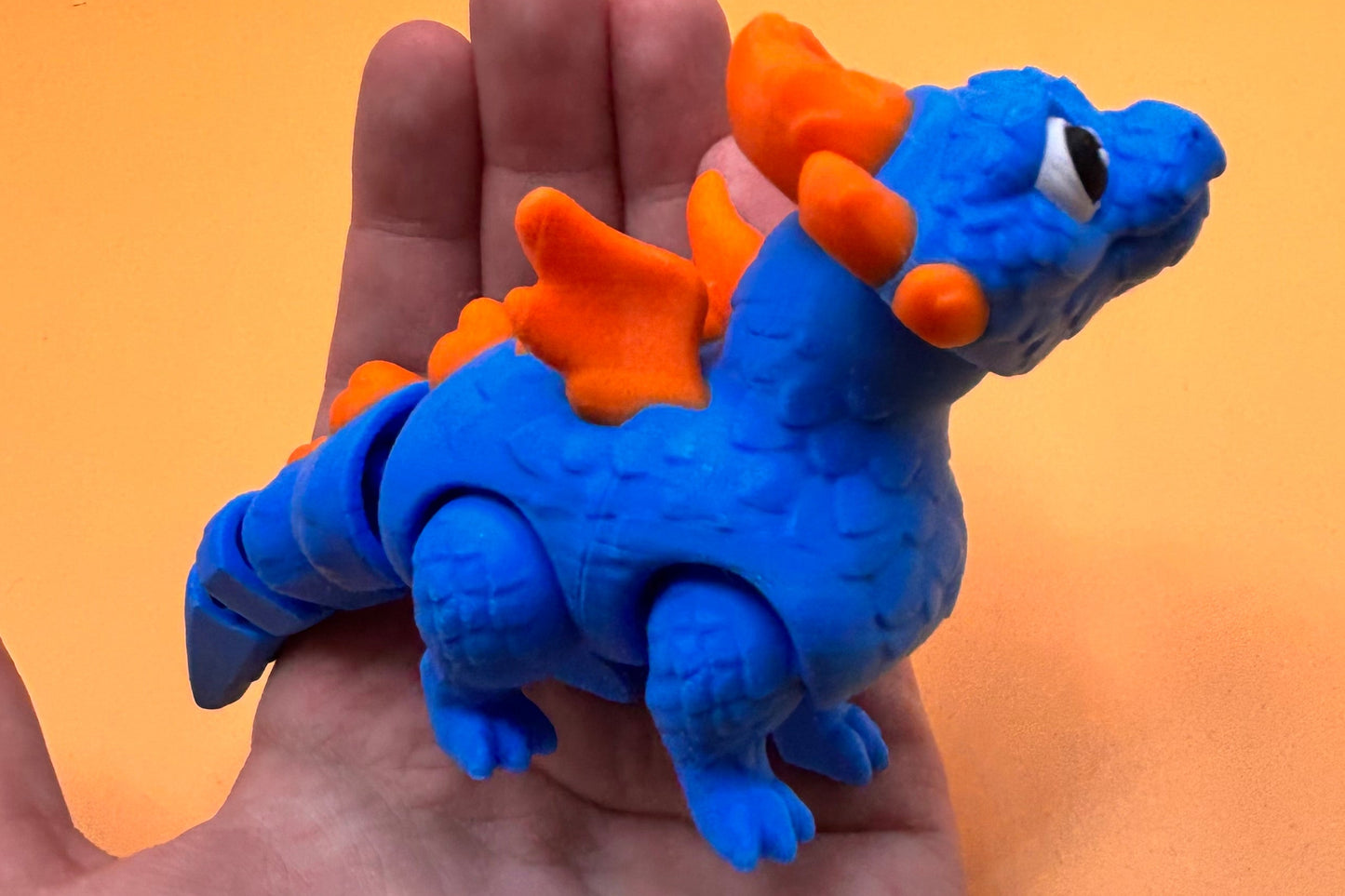 Wilson the mini dragon stress fidget