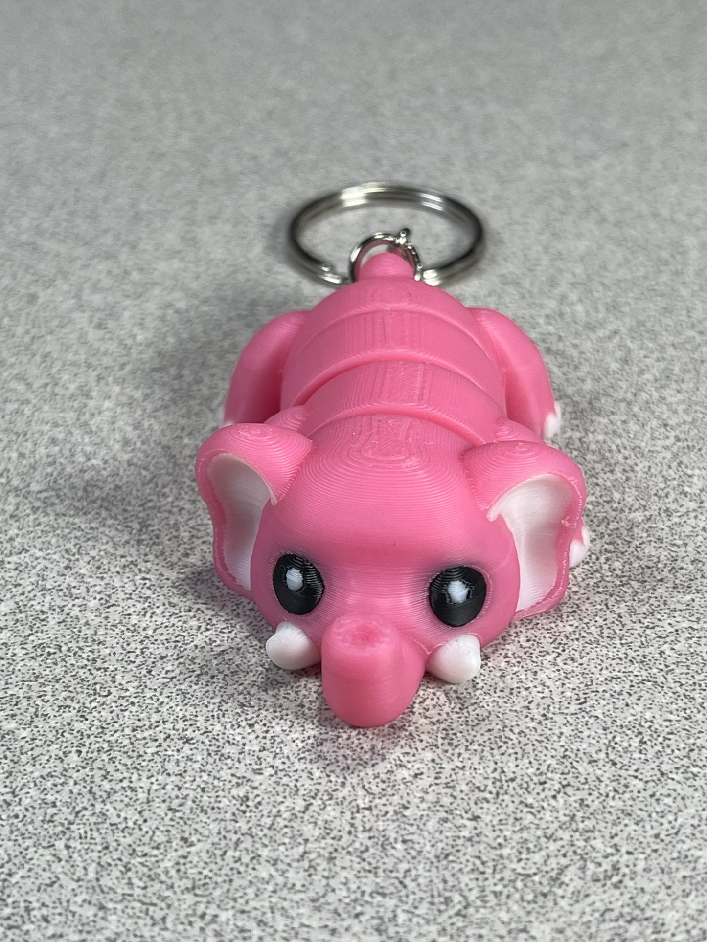 Poppy the Playful Elephant Keychain