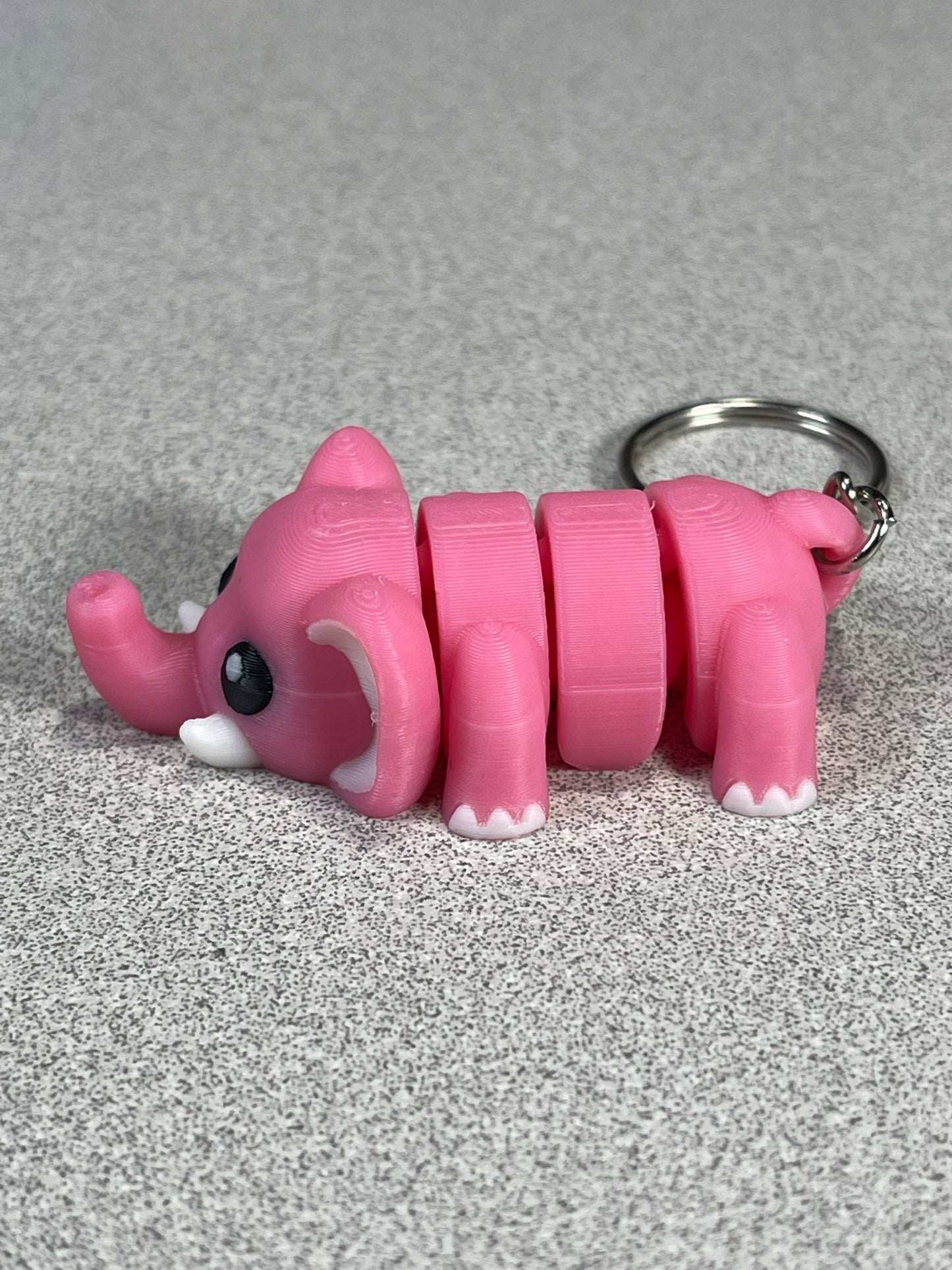 Poppy the Playful Elephant Keychain