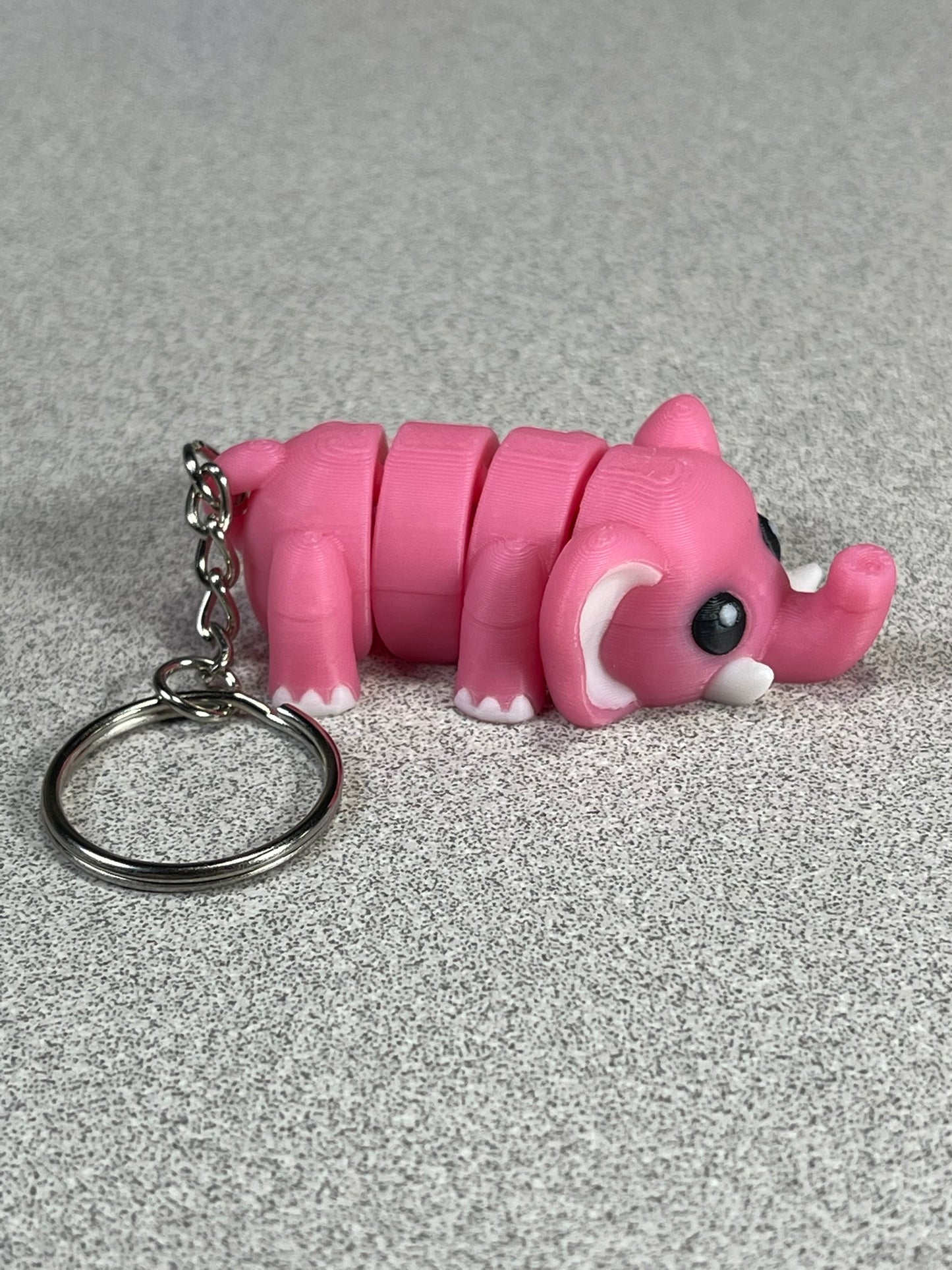 Poppy the Playful Elephant Keychain