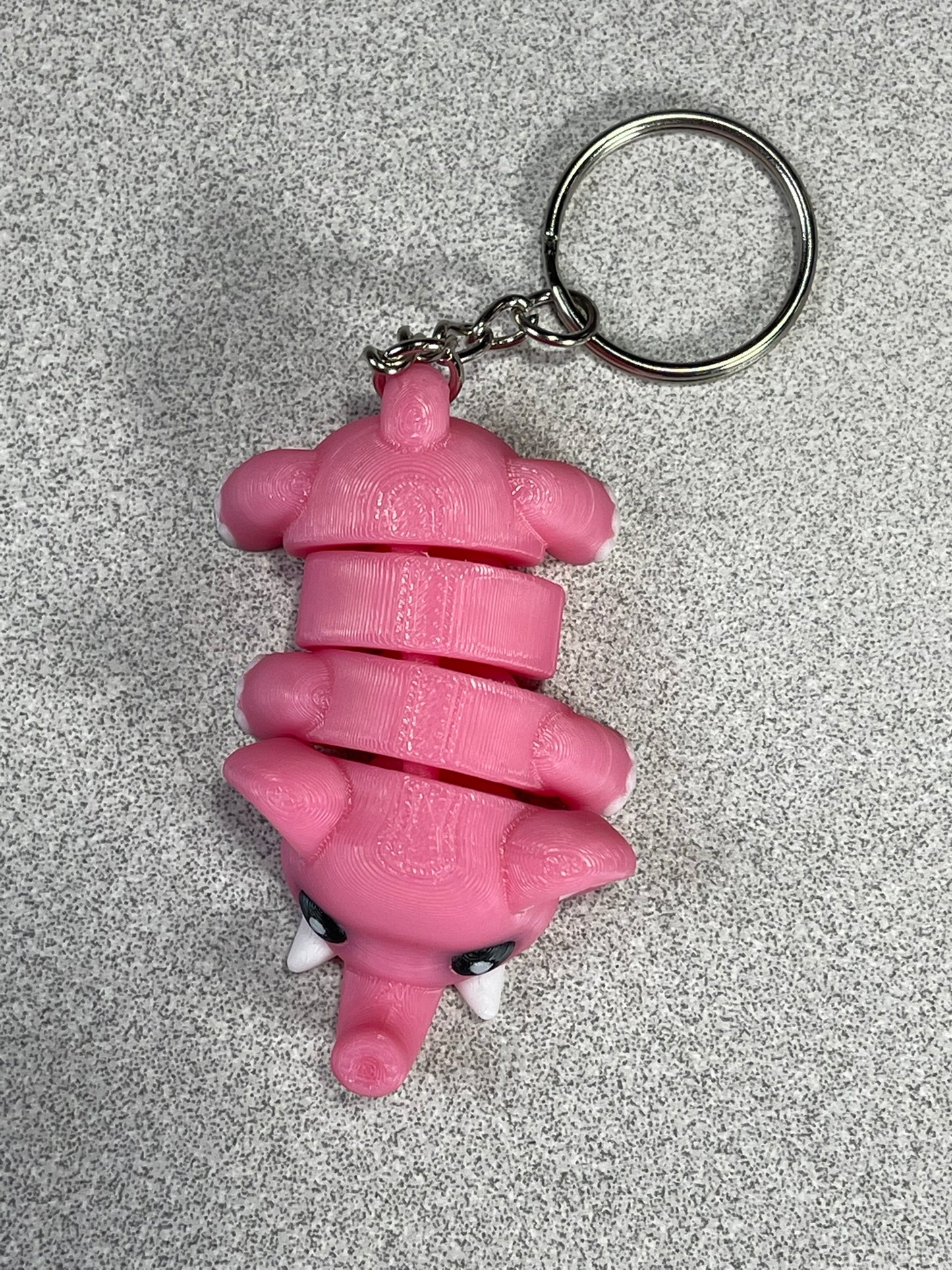 Poppy the Playful Elephant Keychain