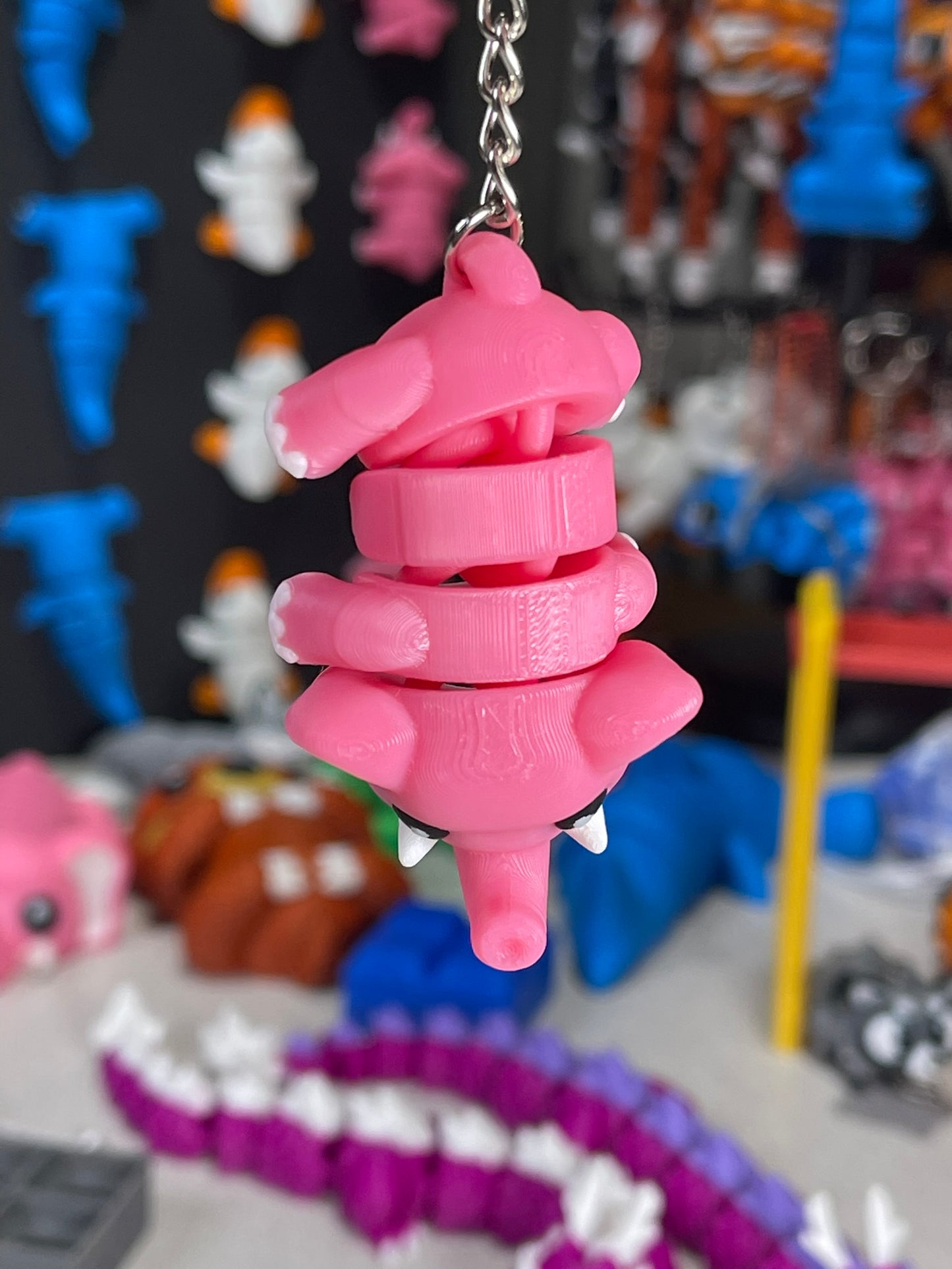 Poppy the Playful Elephant Keychain