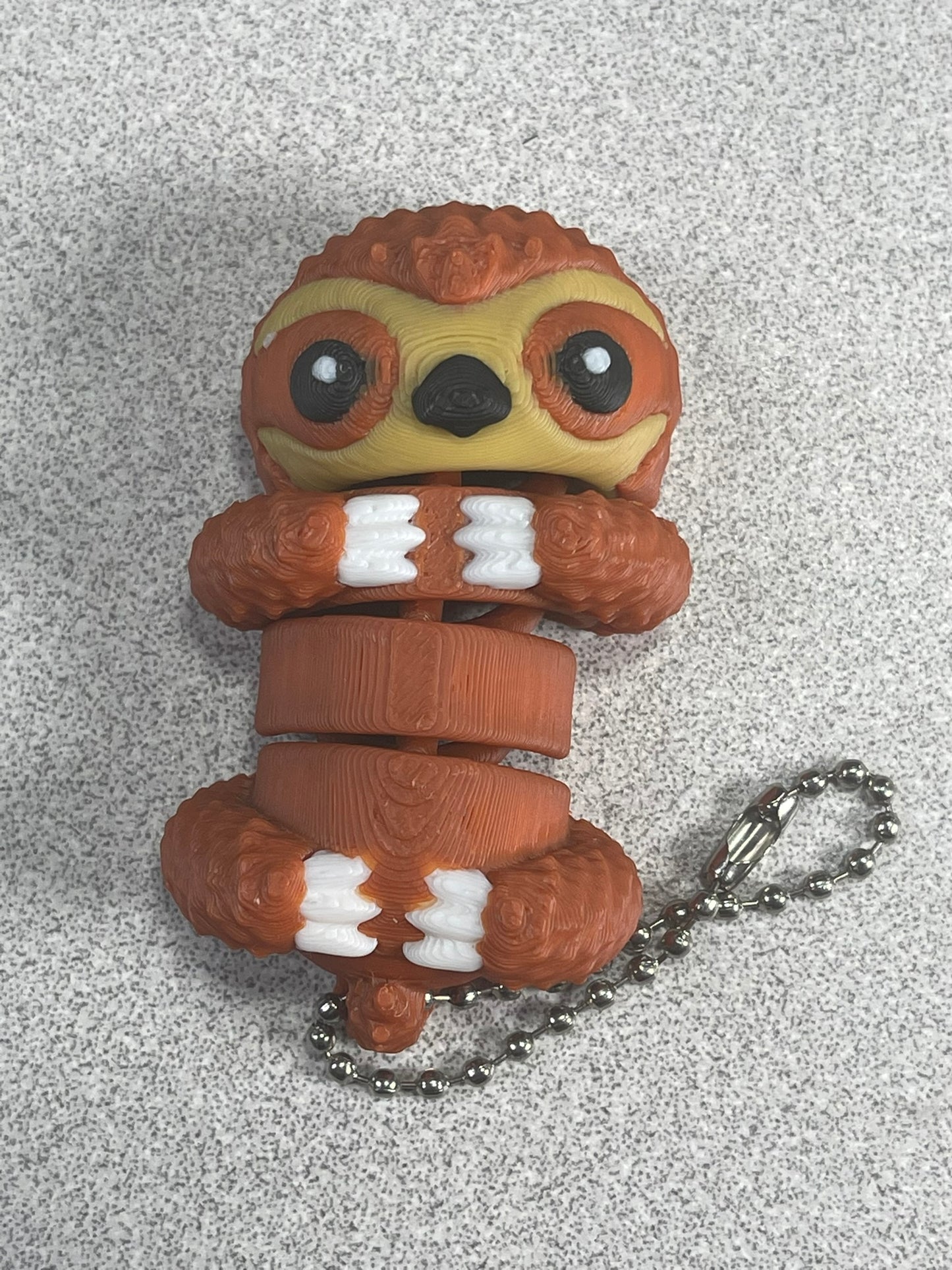 Silly Sloth Buddy Keychain