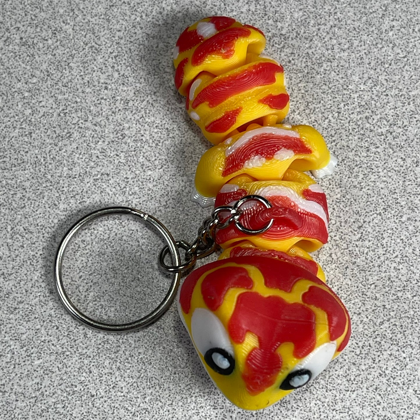 Wiggly Whimsy Gecko Keychain
