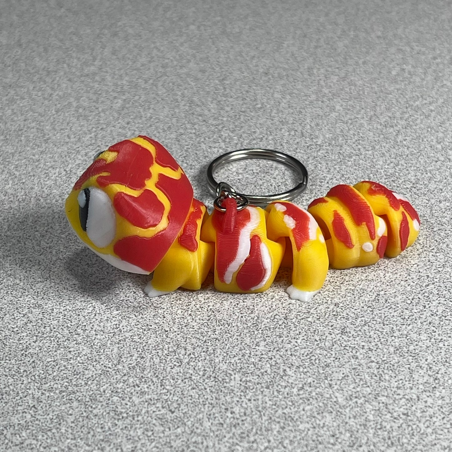 Wiggly Whimsy Gecko Keychain