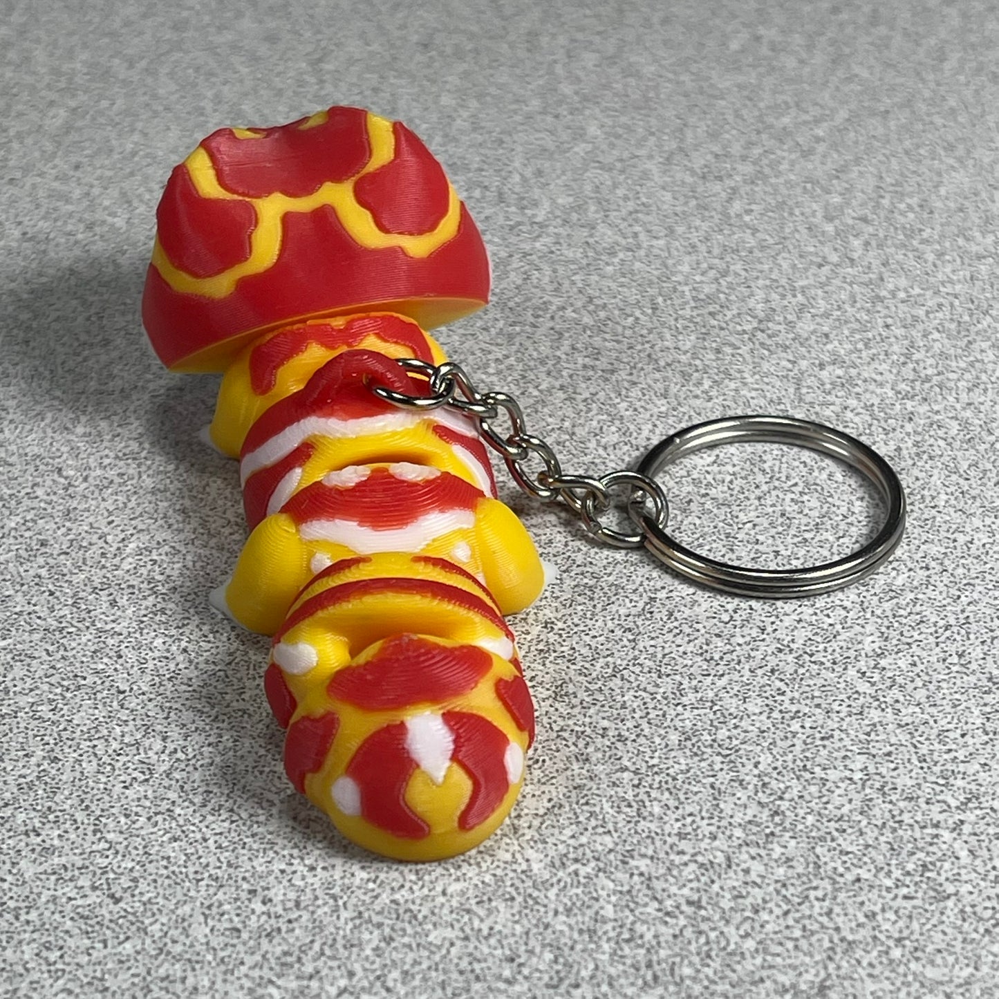 Wiggly Whimsy Gecko Keychain