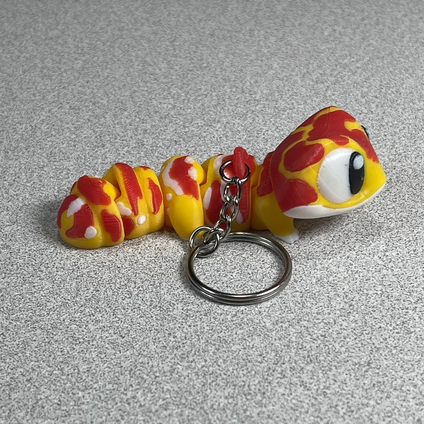 Wiggly Whimsy Gecko Keychain