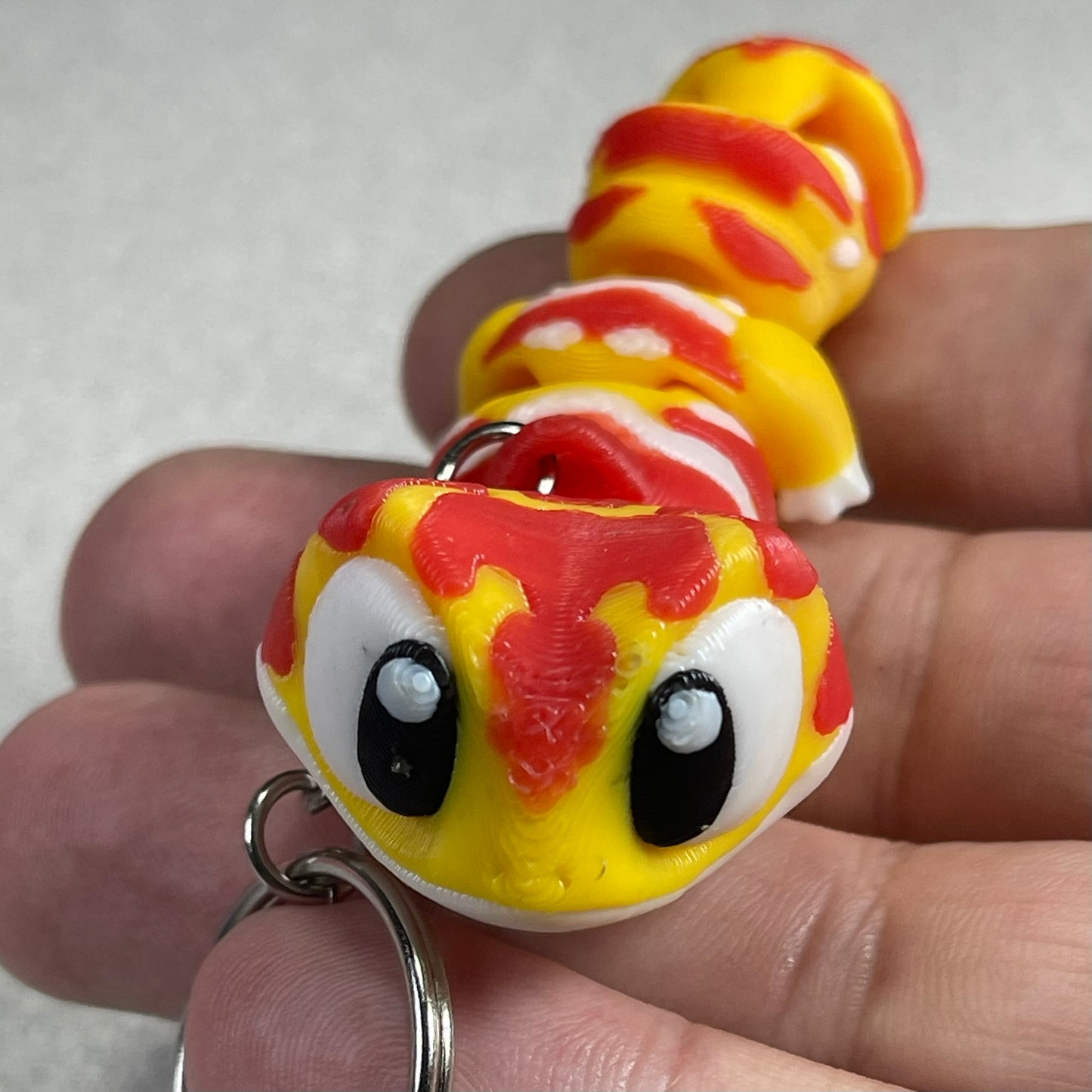 Wiggly Whimsy Gecko Keychain