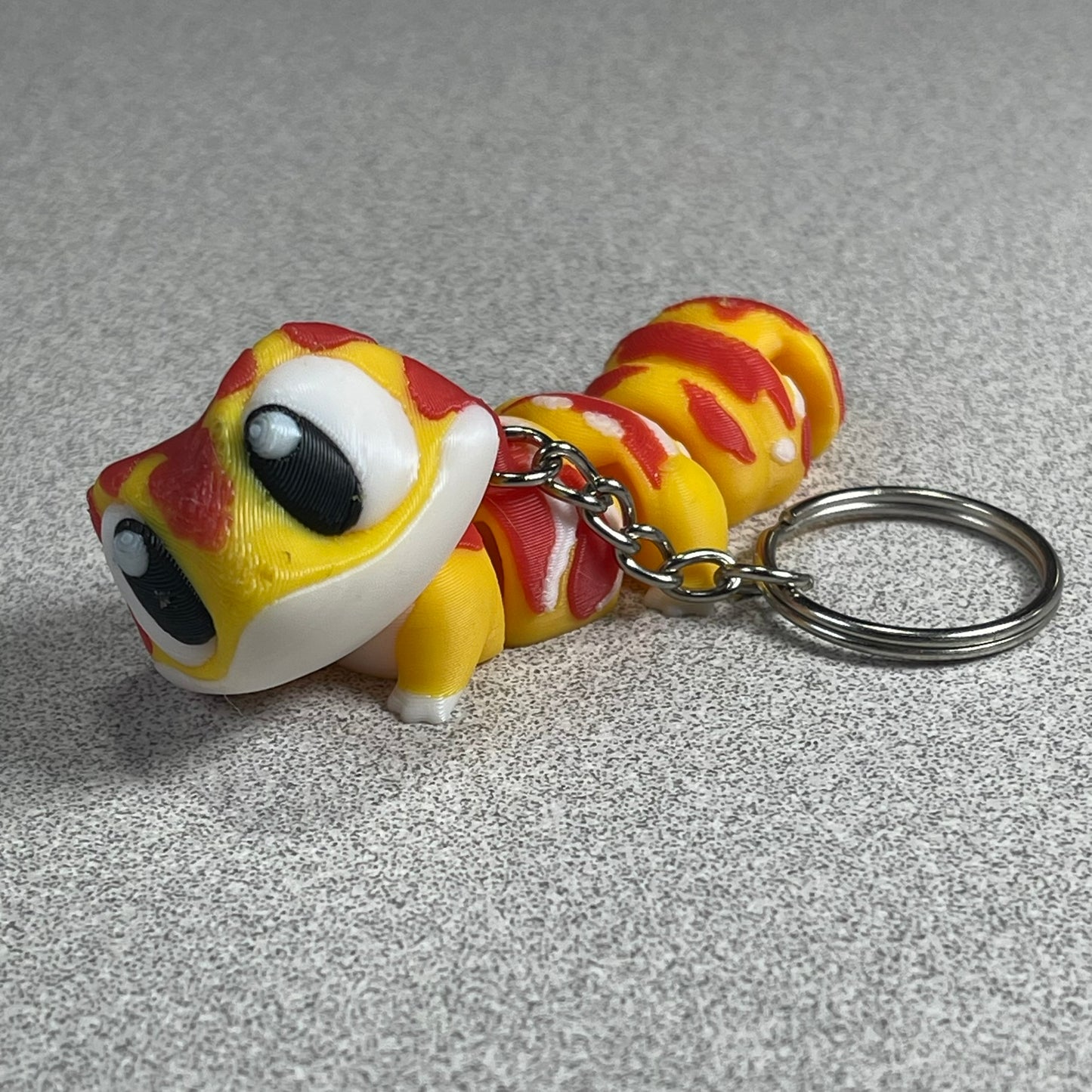 Wiggly Whimsy Gecko Keychain
