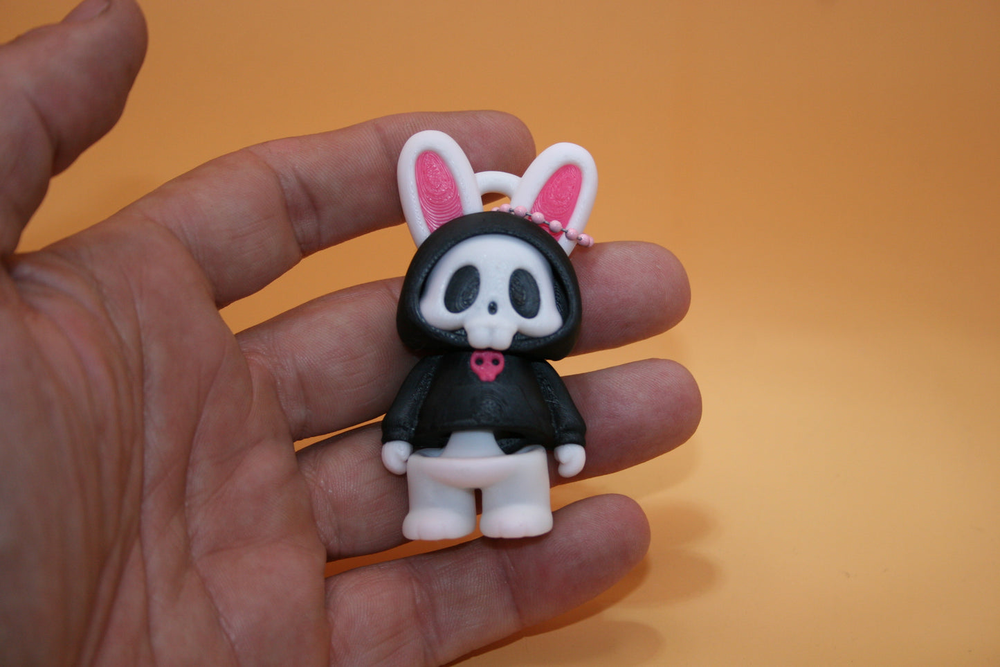 Cute Skelly Bunny in Hoodie