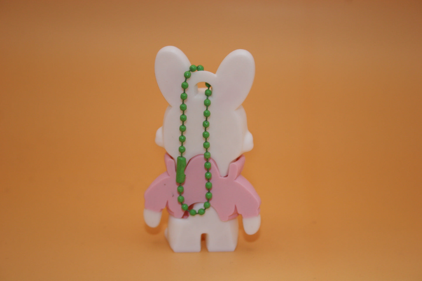 Cute Bunny in Pink Hoodie Keychain