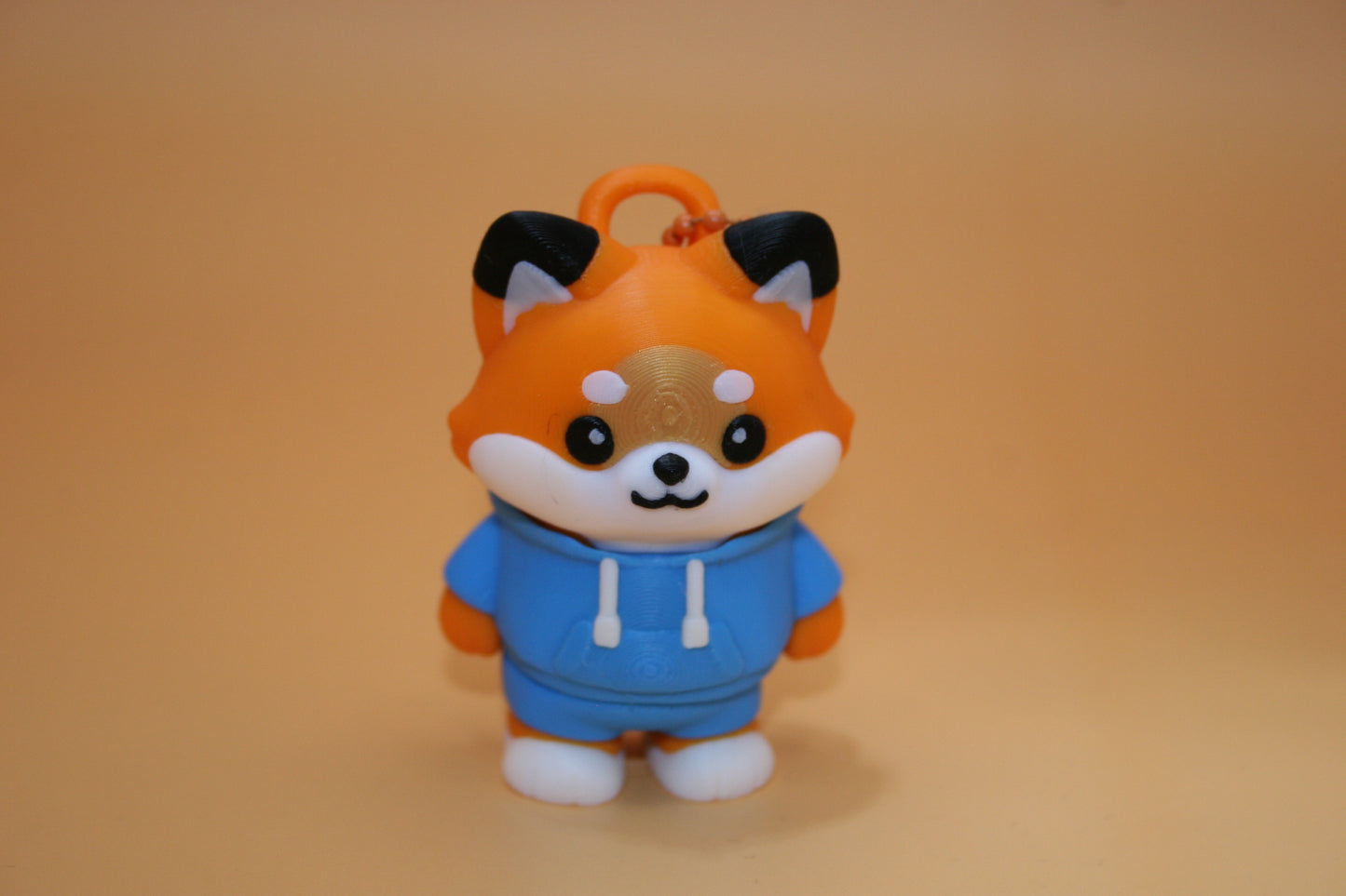 Cute Foxy in Hoodie Keychain