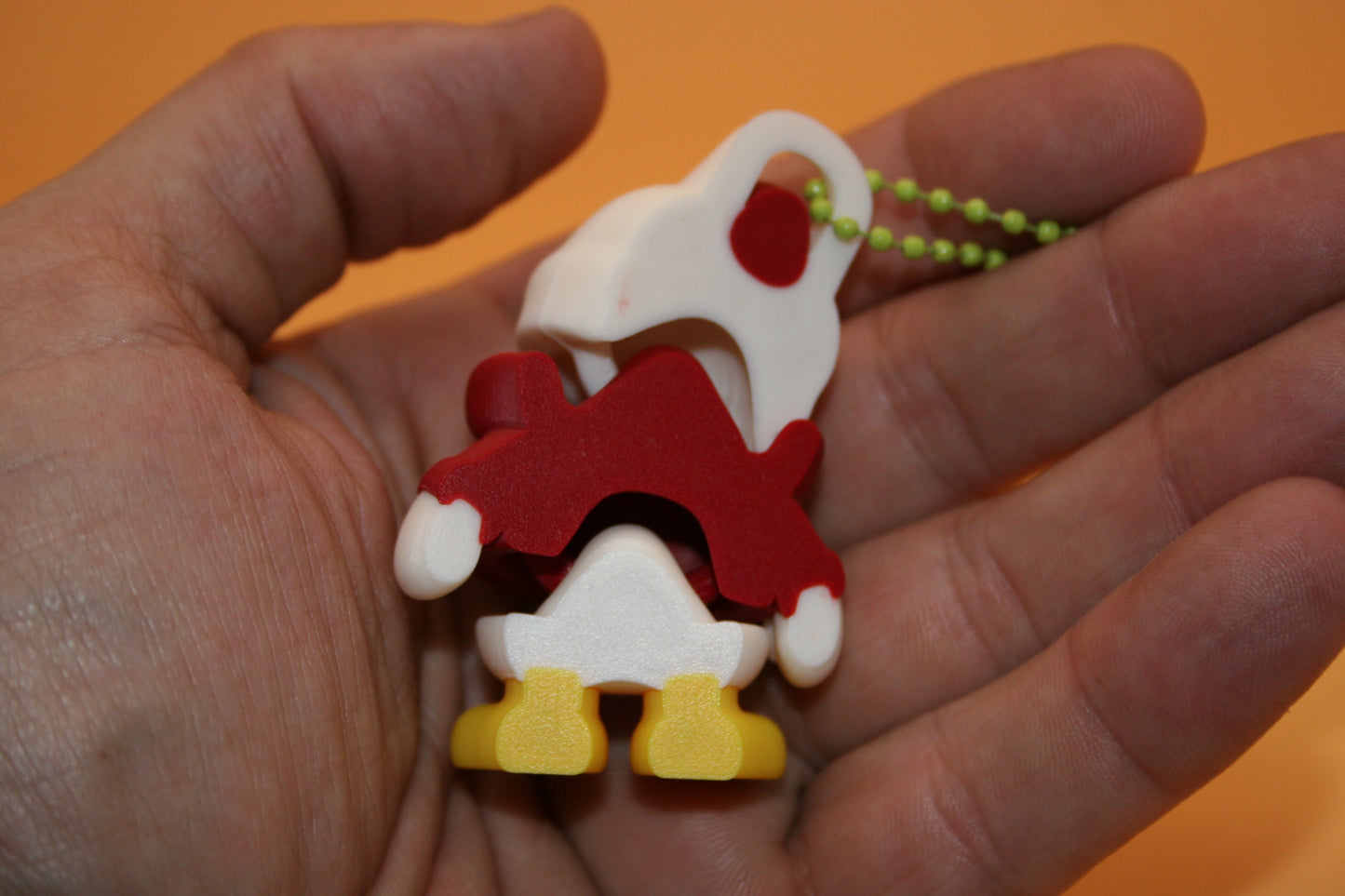 Dude Chicken Keychain