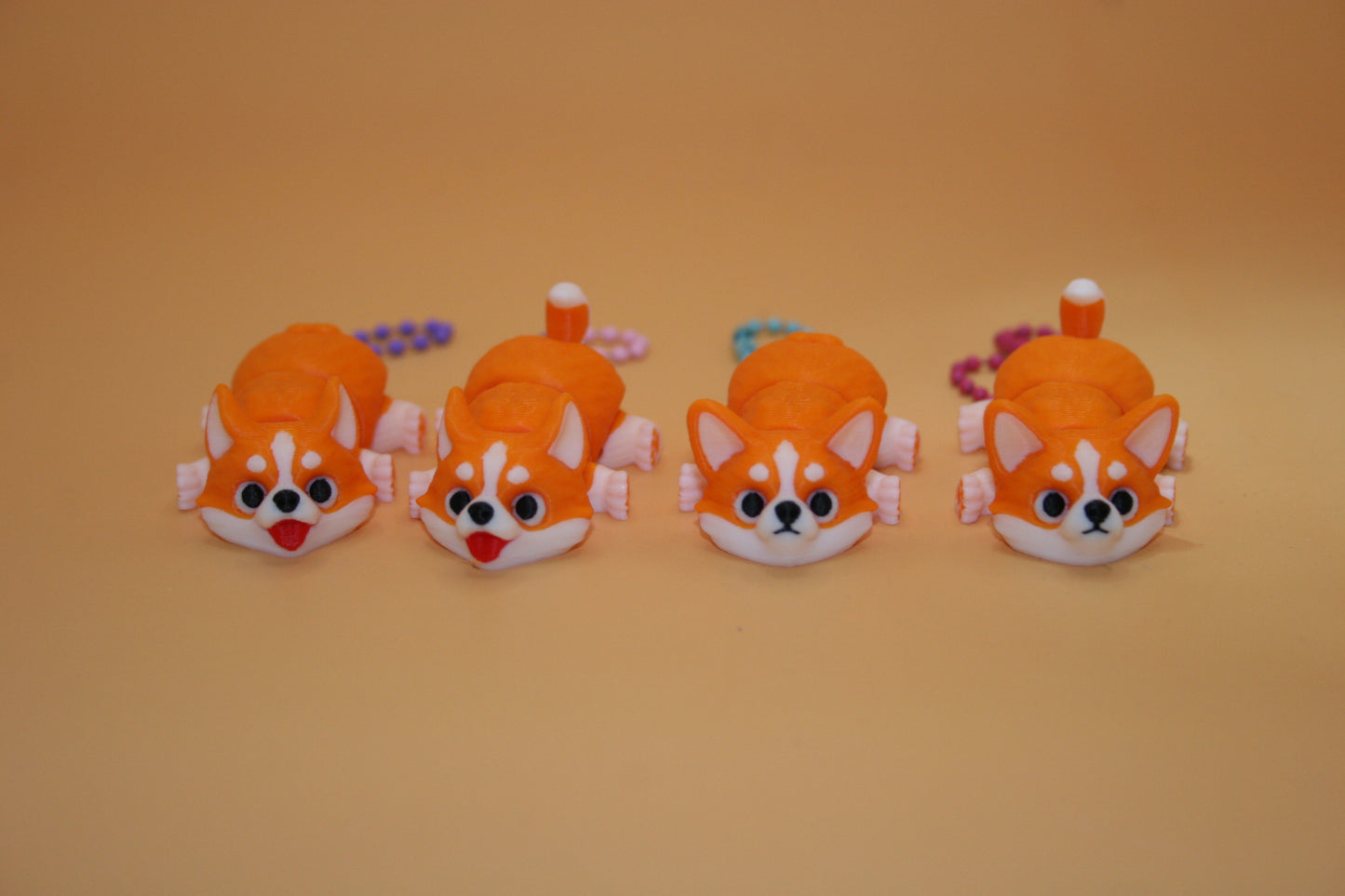 Cute Little Puppy's Keychains