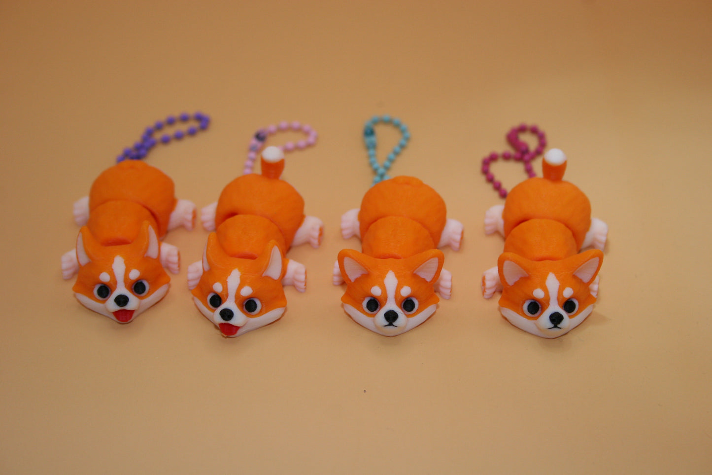Cute Little Puppy's Keychains