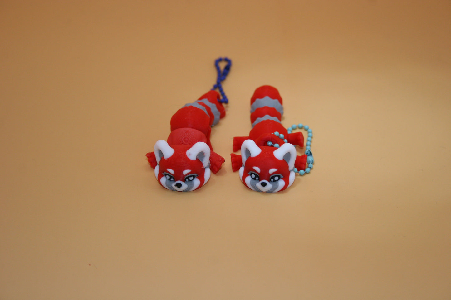 Cheery Flexi Red Panda Keychain - Your Cuddly Companion!