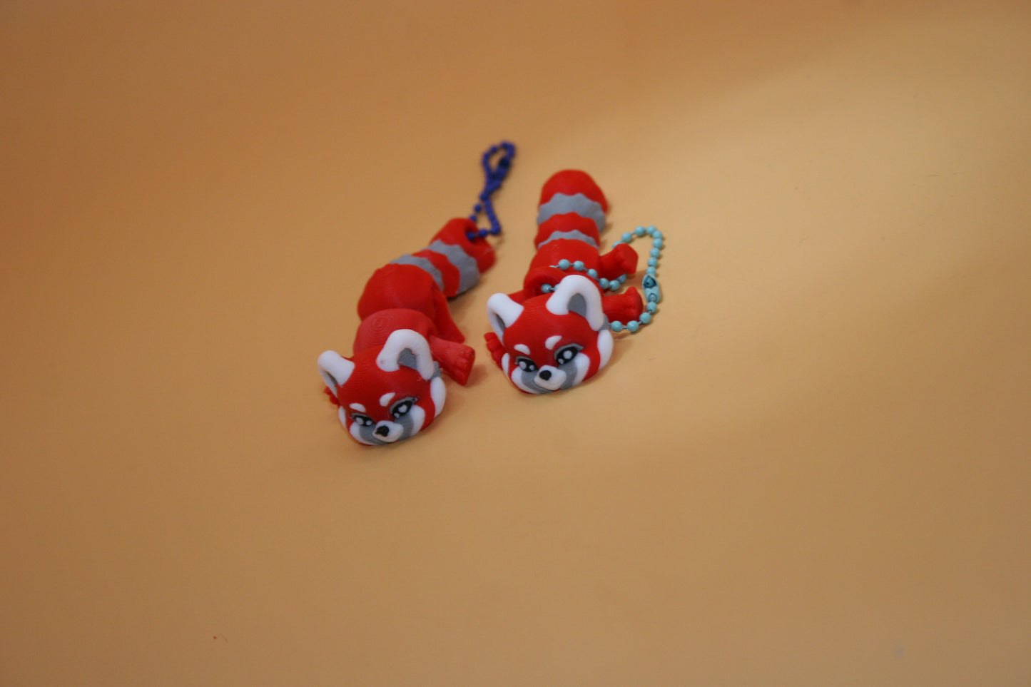 Cheery Flexi Red Panda Keychain - Your Cuddly Companion!