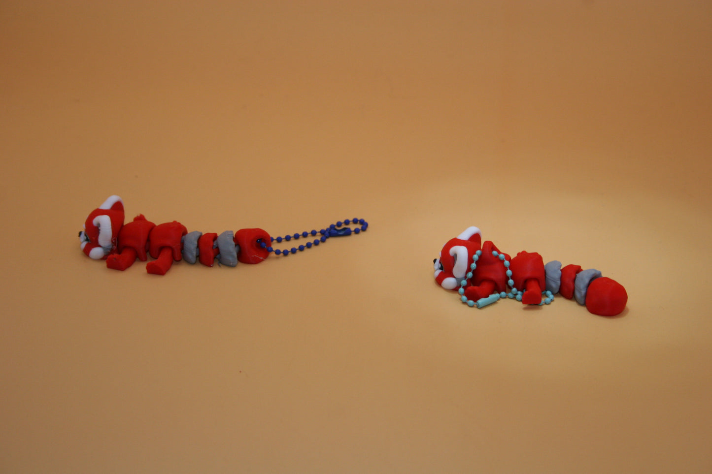 Cheery Flexi Red Panda Keychain - Your Cuddly Companion!