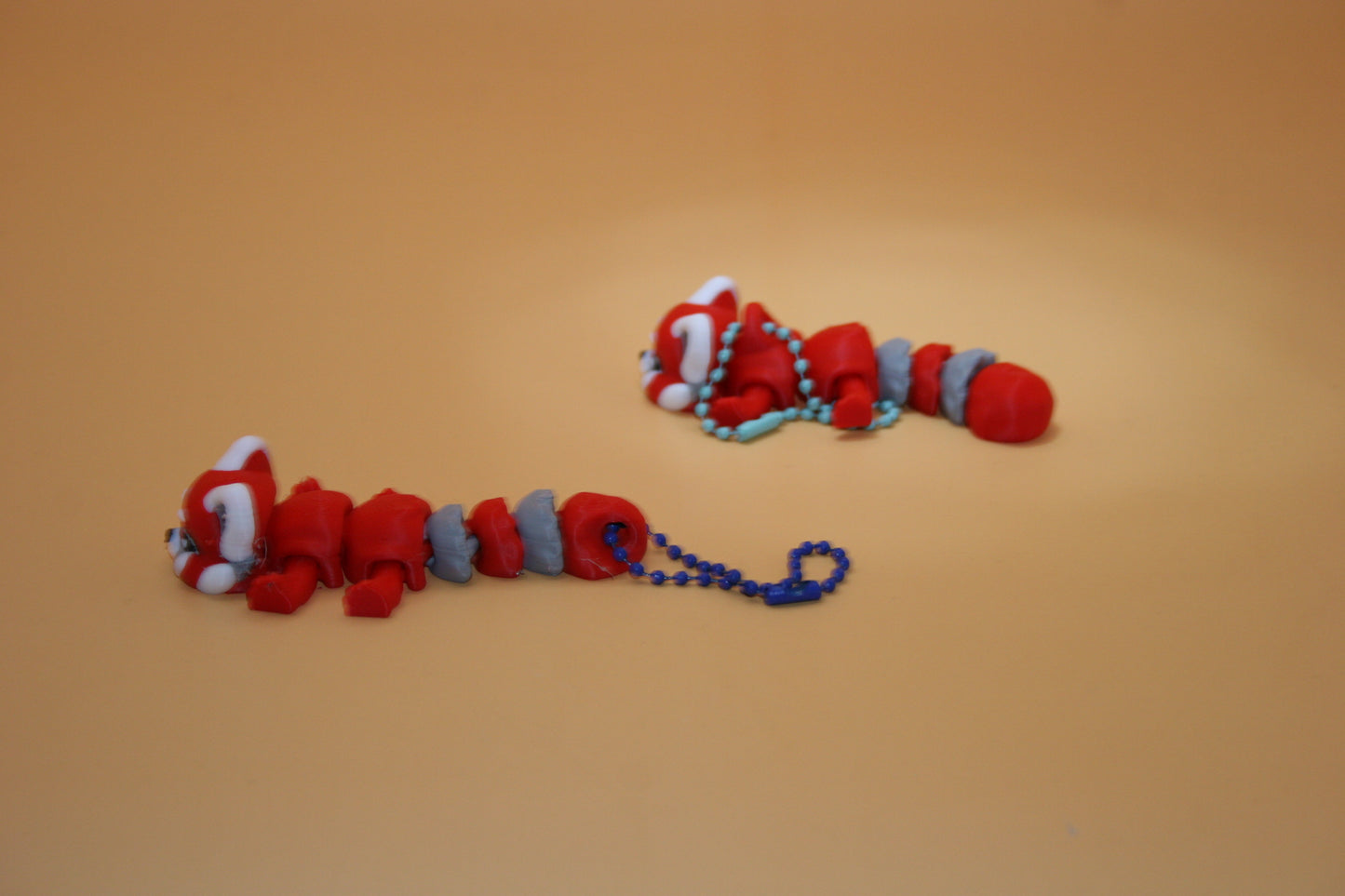 Cheery Flexi Red Panda Keychain - Your Cuddly Companion!