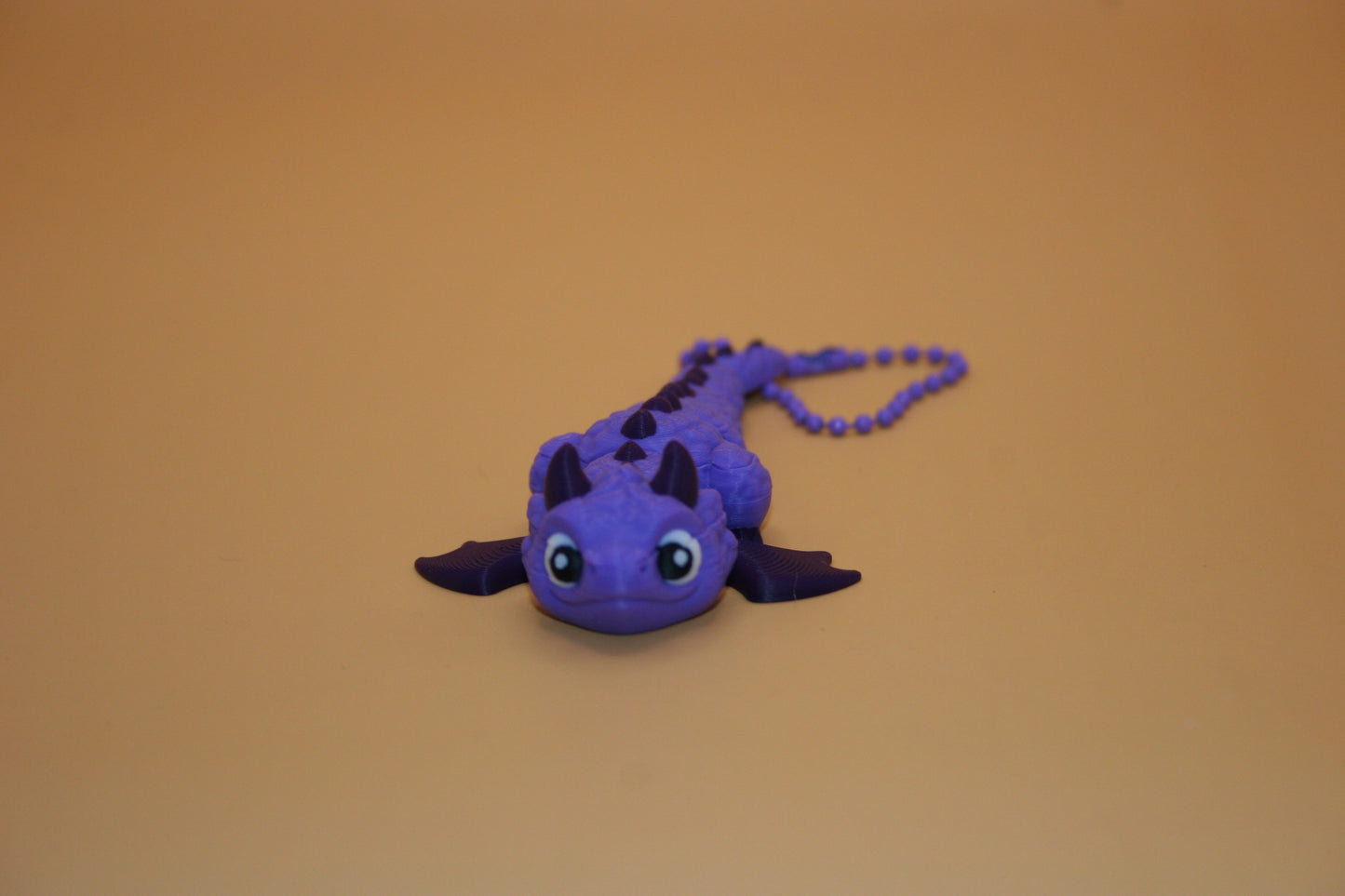 Purple Dragon Keychain