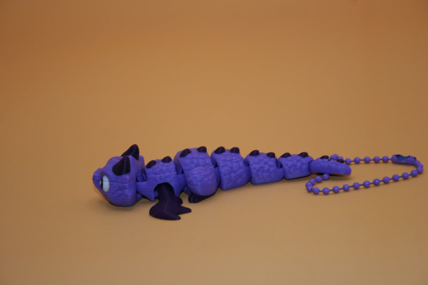 Purple Dragon Keychain