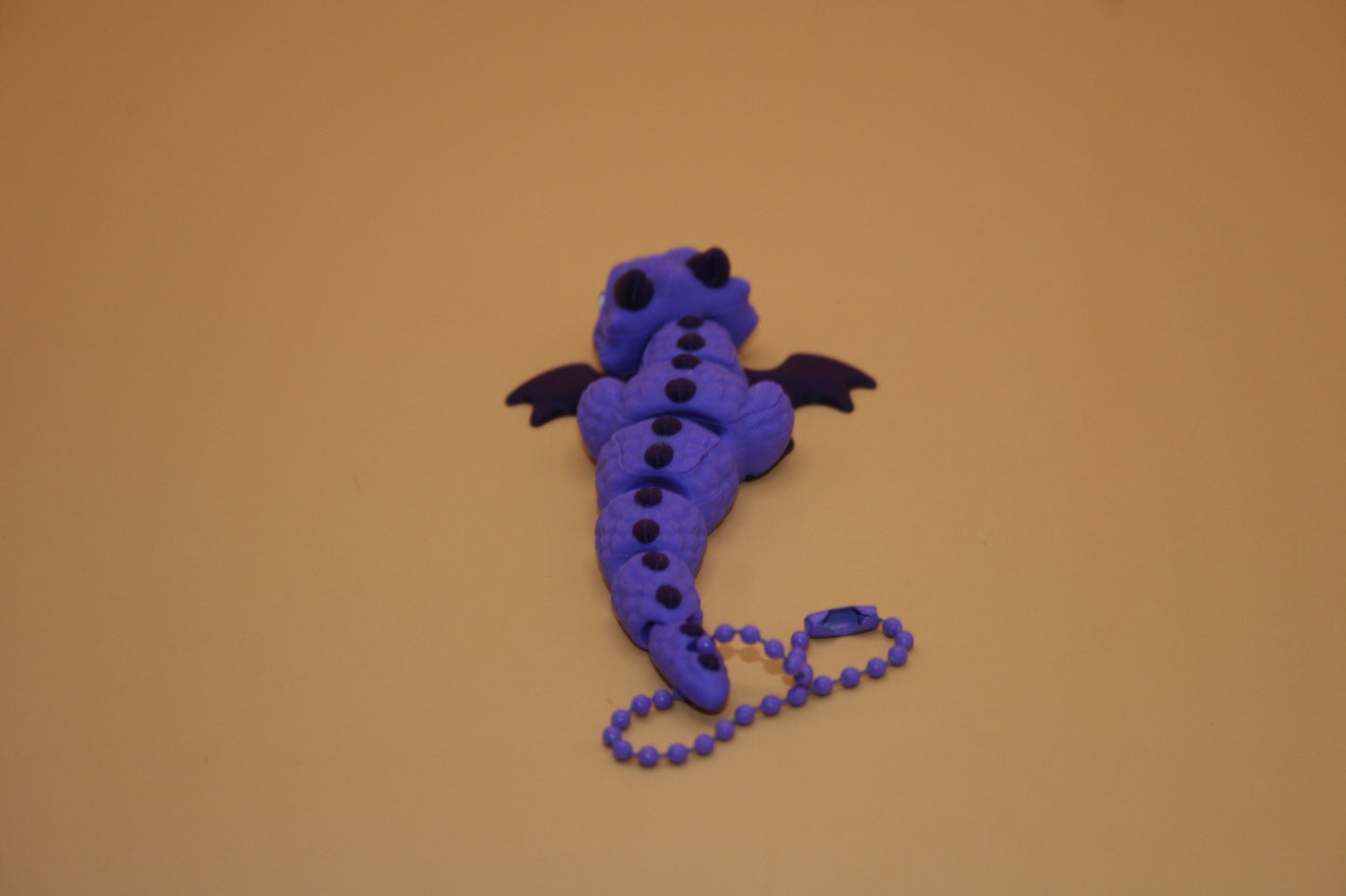 Purple Dragon Keychain