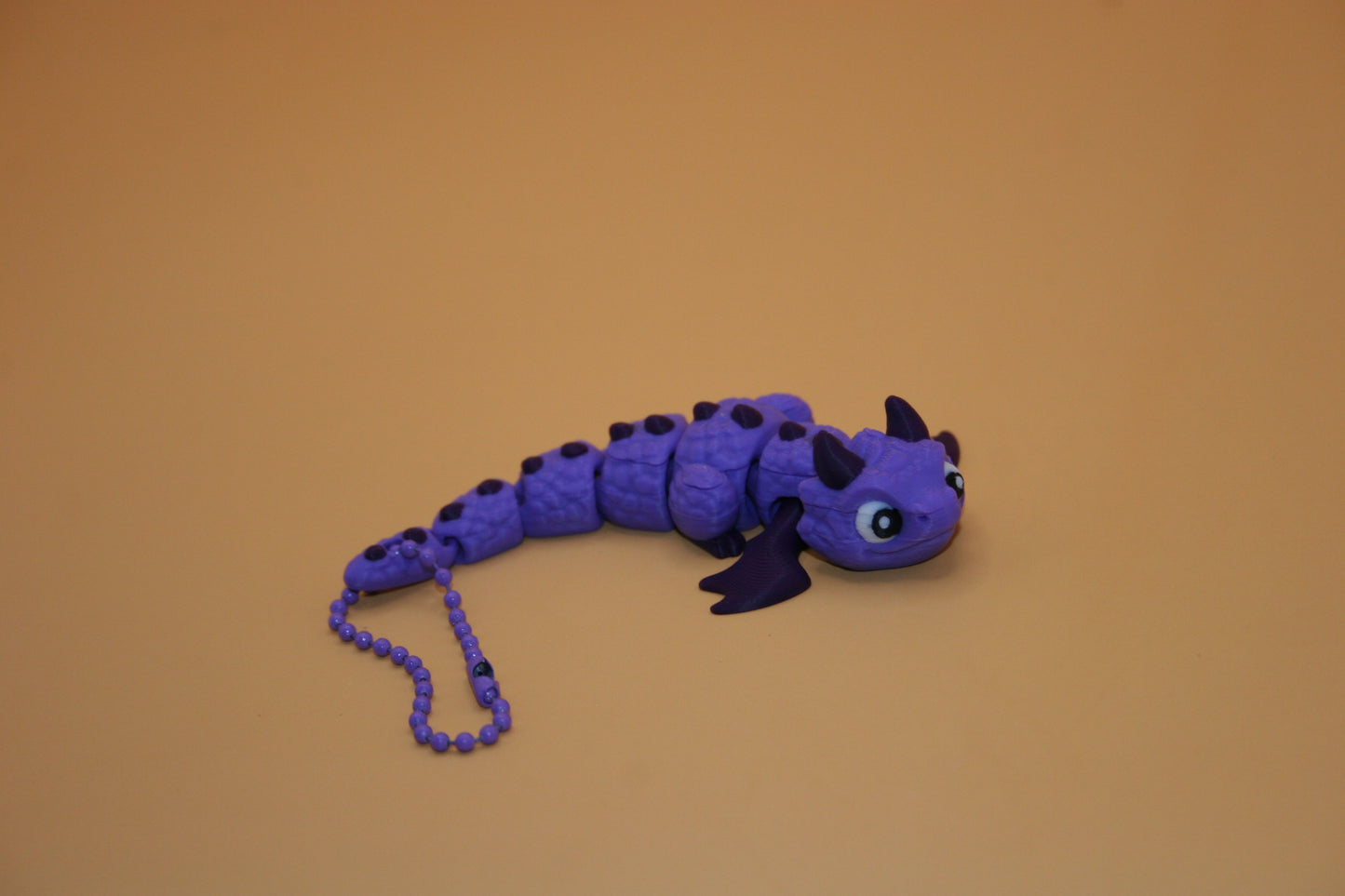 Purple Dragon Keychain