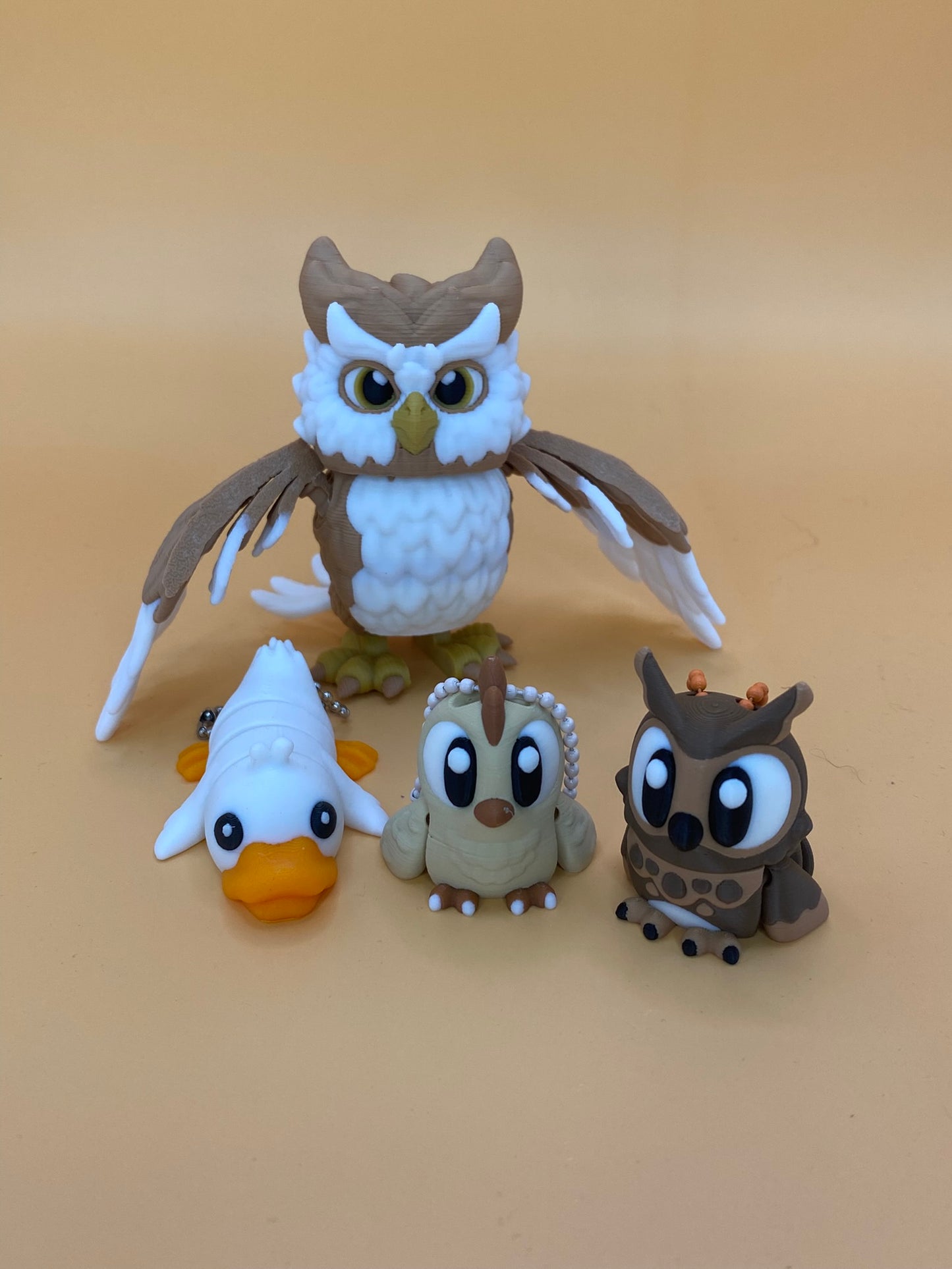 Cute Little Owl Keychain