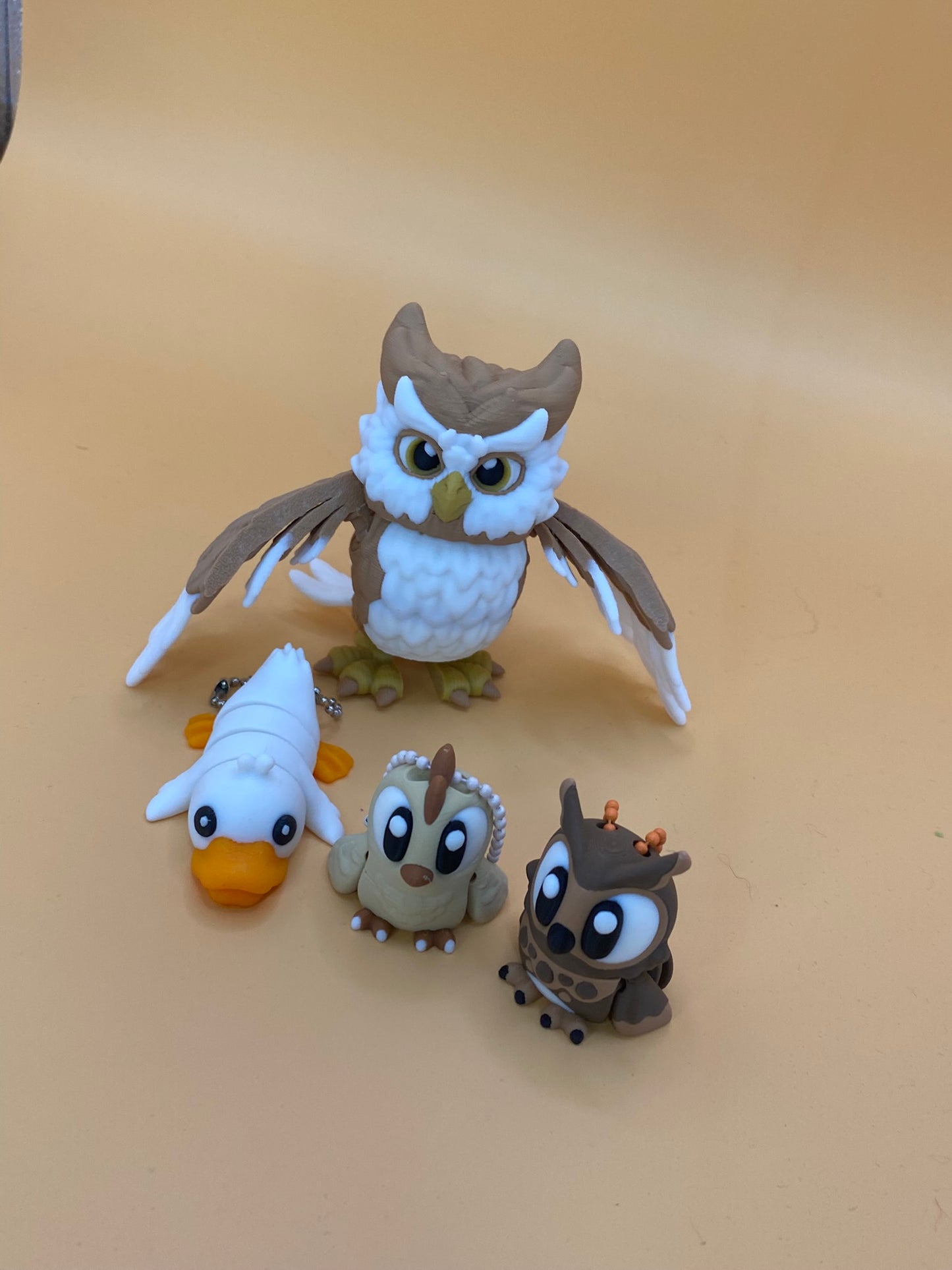 Cute Little Owl Keychain