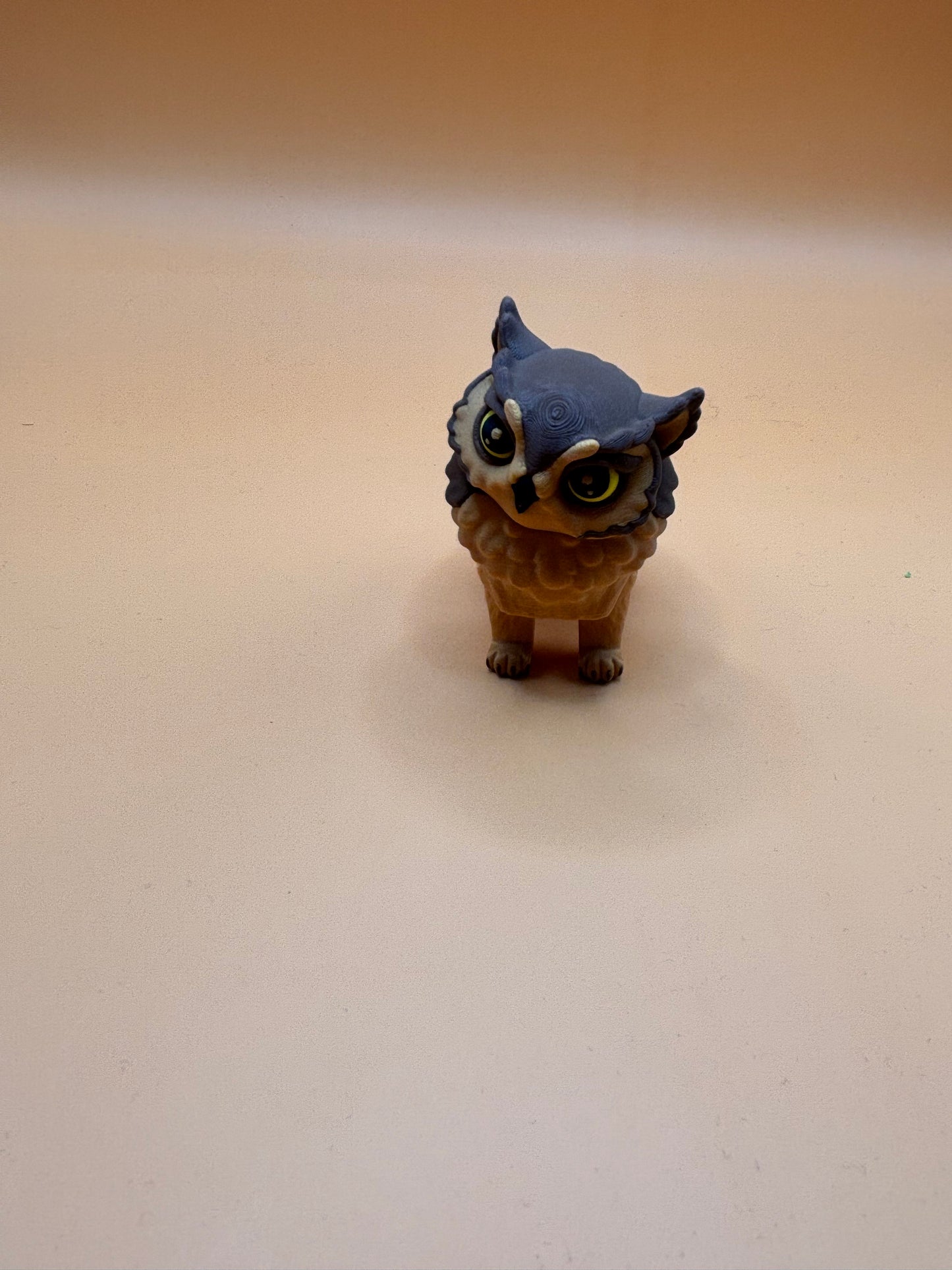 Cedar the Cat Owl Hybrid figurine
