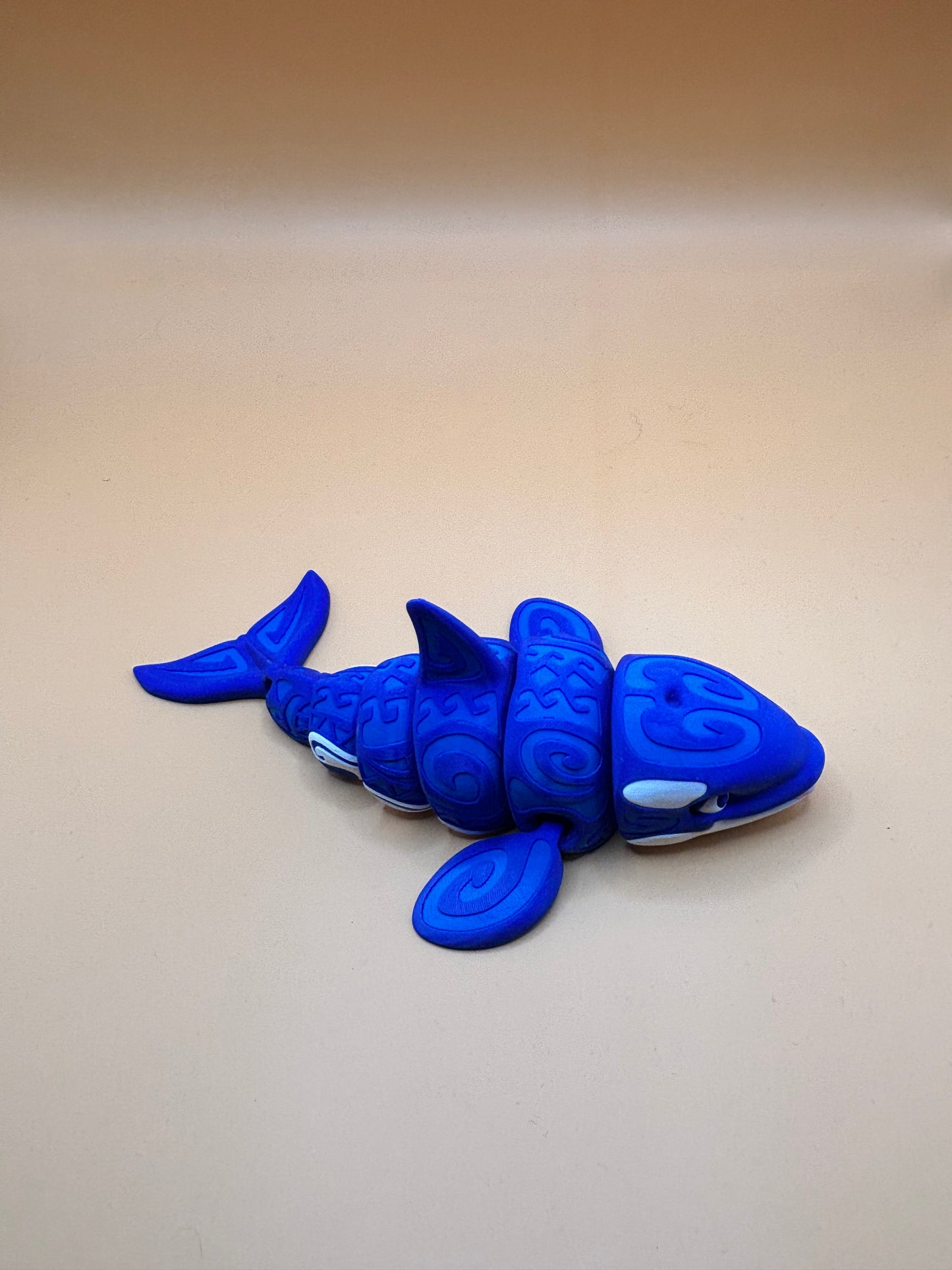 Whammy the tatted Blue Whale Fidget Figurine