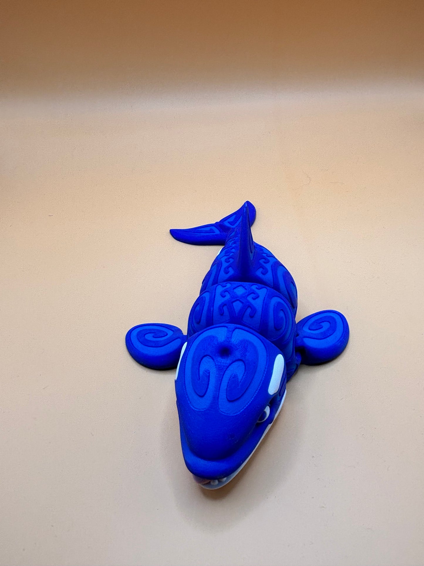 Whammy the tatted Blue Whale Fidget Figurine