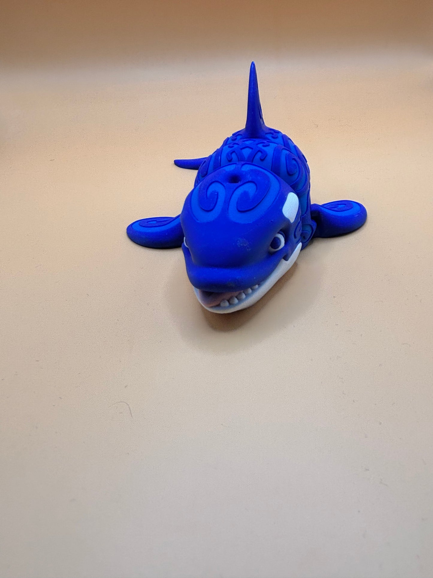 Whammy the tatted Blue Whale Fidget Figurine