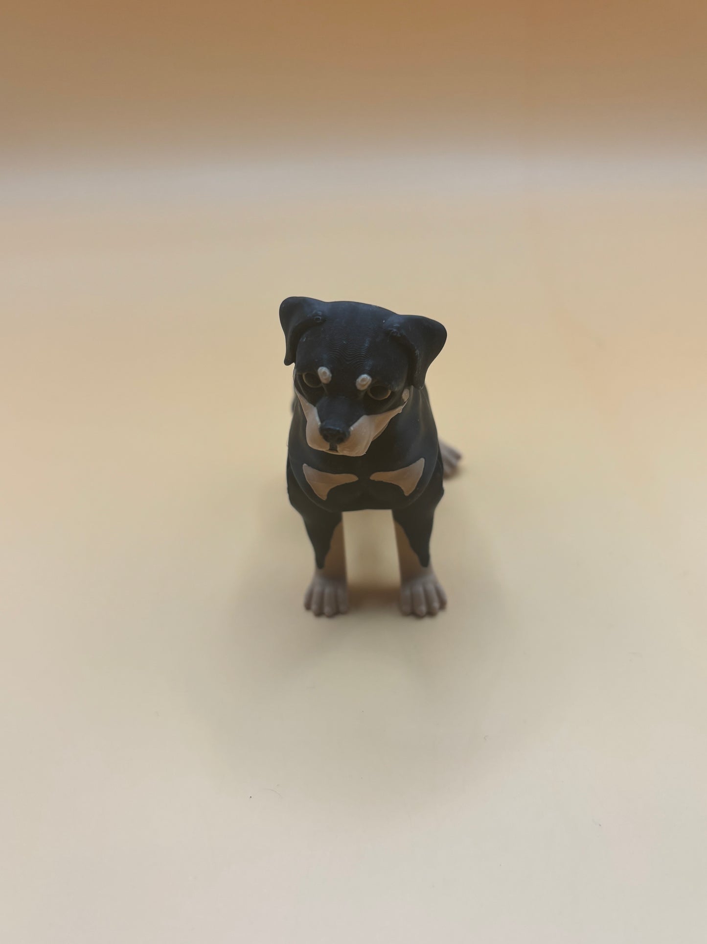 Rottingly sticking cute Rottweiler  Figurine