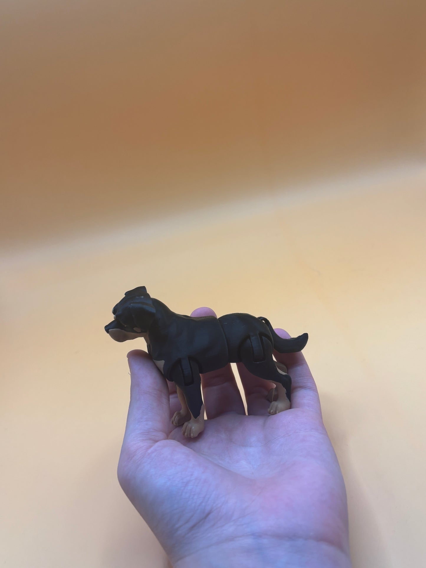 Rottingly sticking cute Rottweiler  Figurine