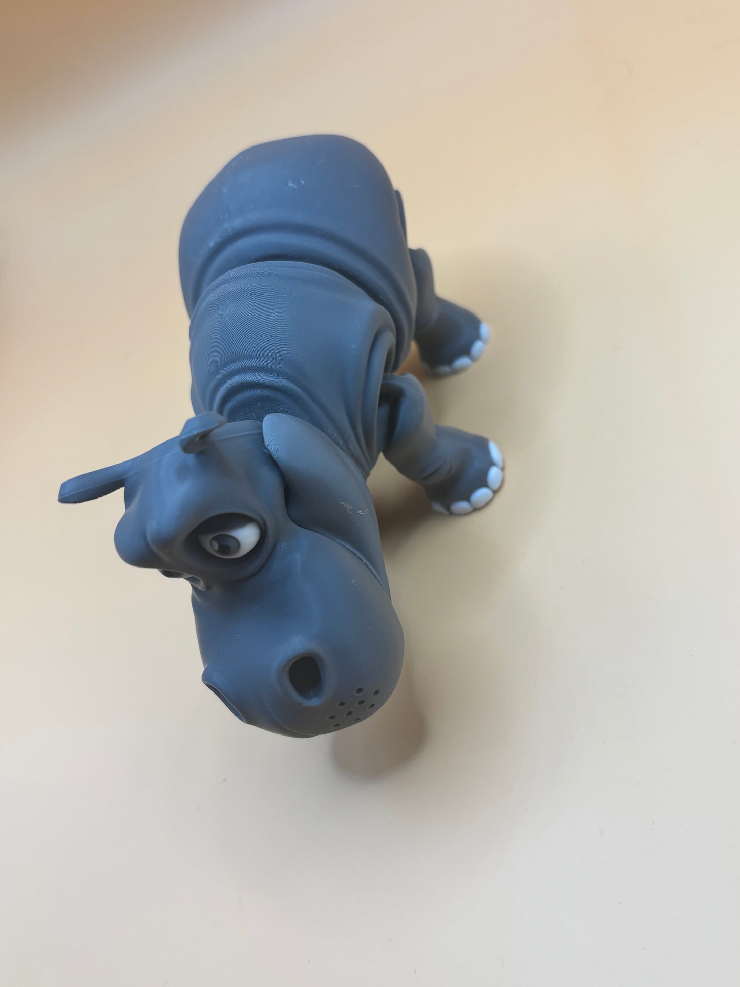 Cutie the Hippo-  Moveable Hippo Figurine